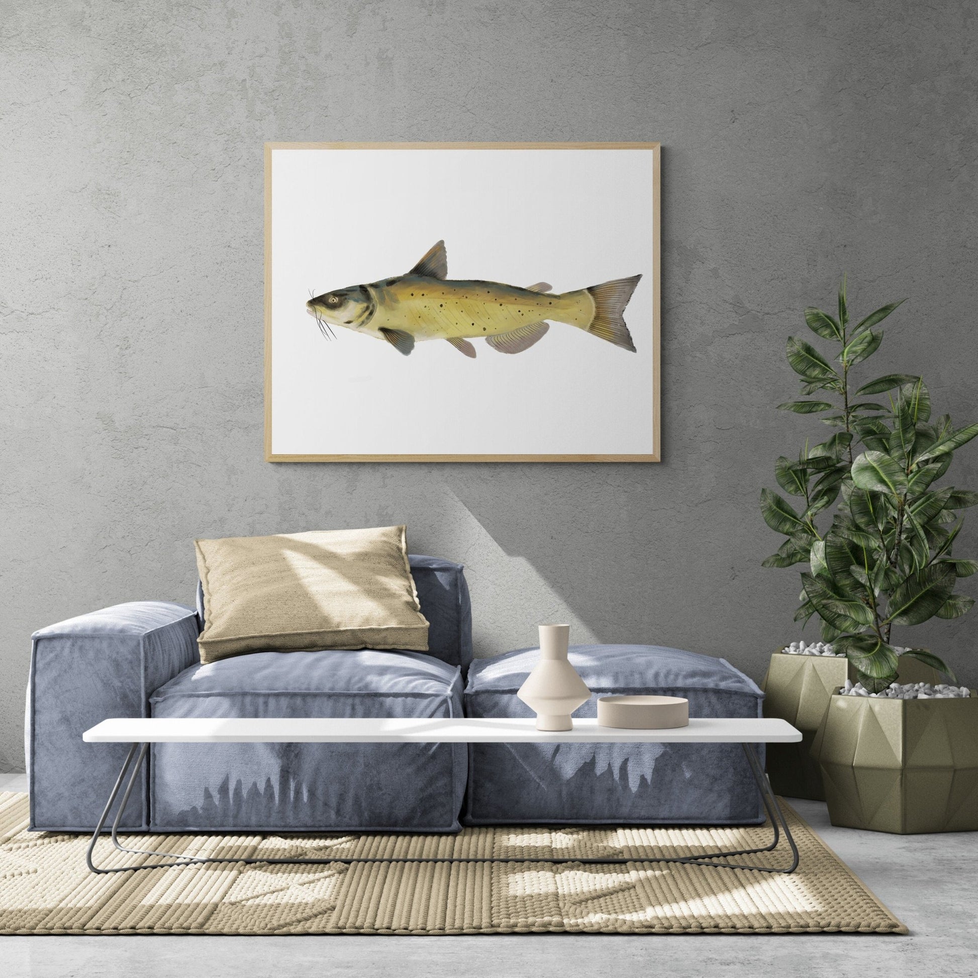 Channel Catfish Print - MerikaArt