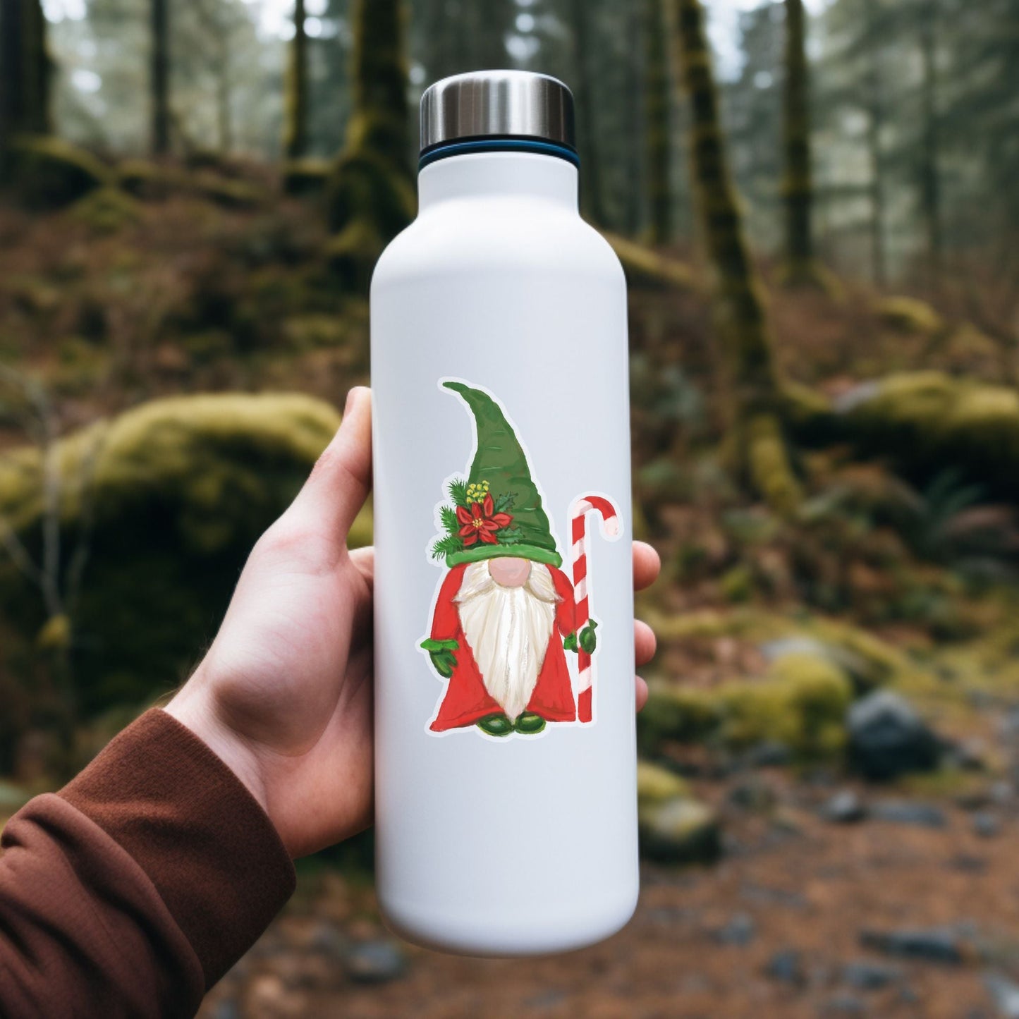 Christmas Gnome Sticker - MerikaArt