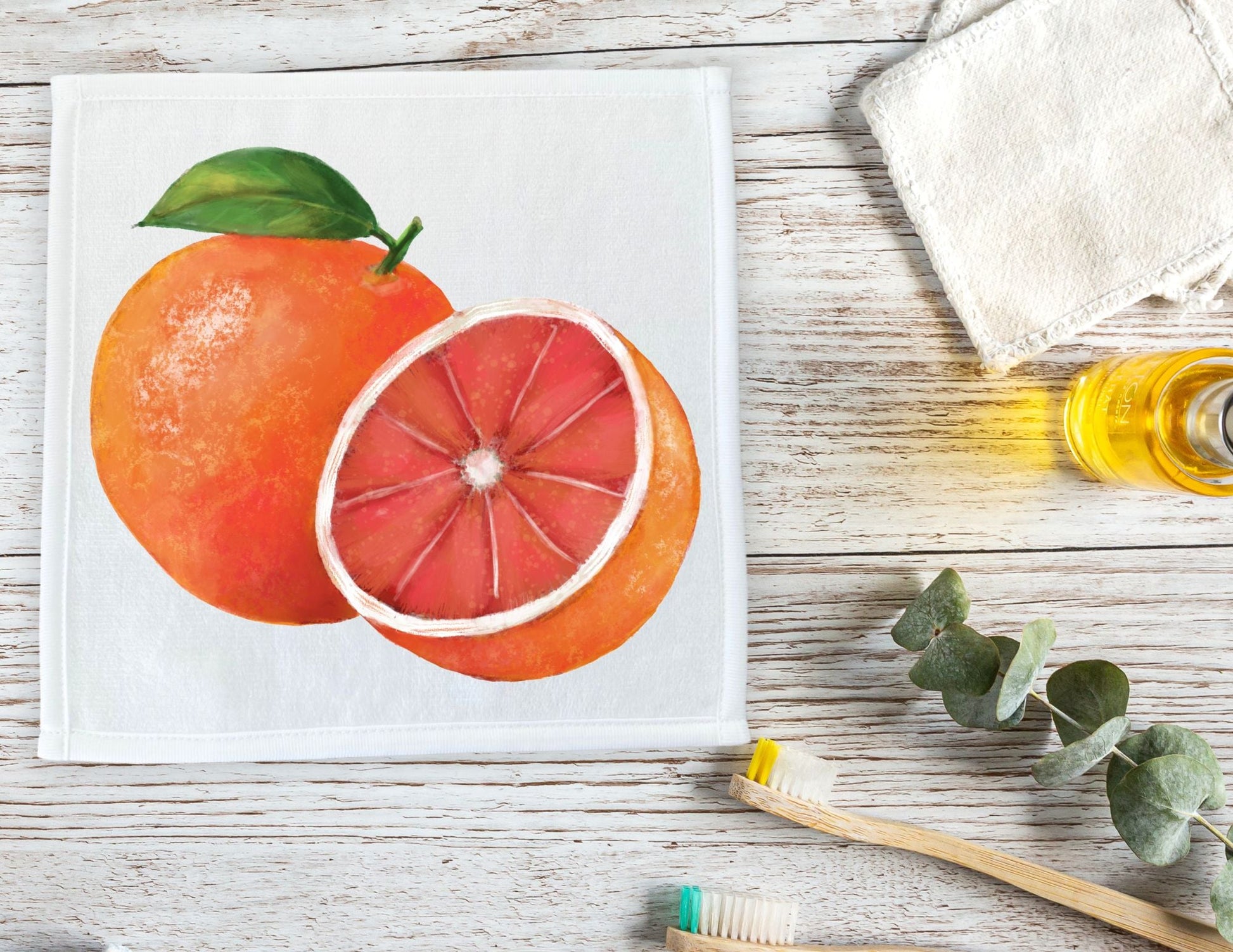 Citrus Bliss Washcloth - MerikaArt