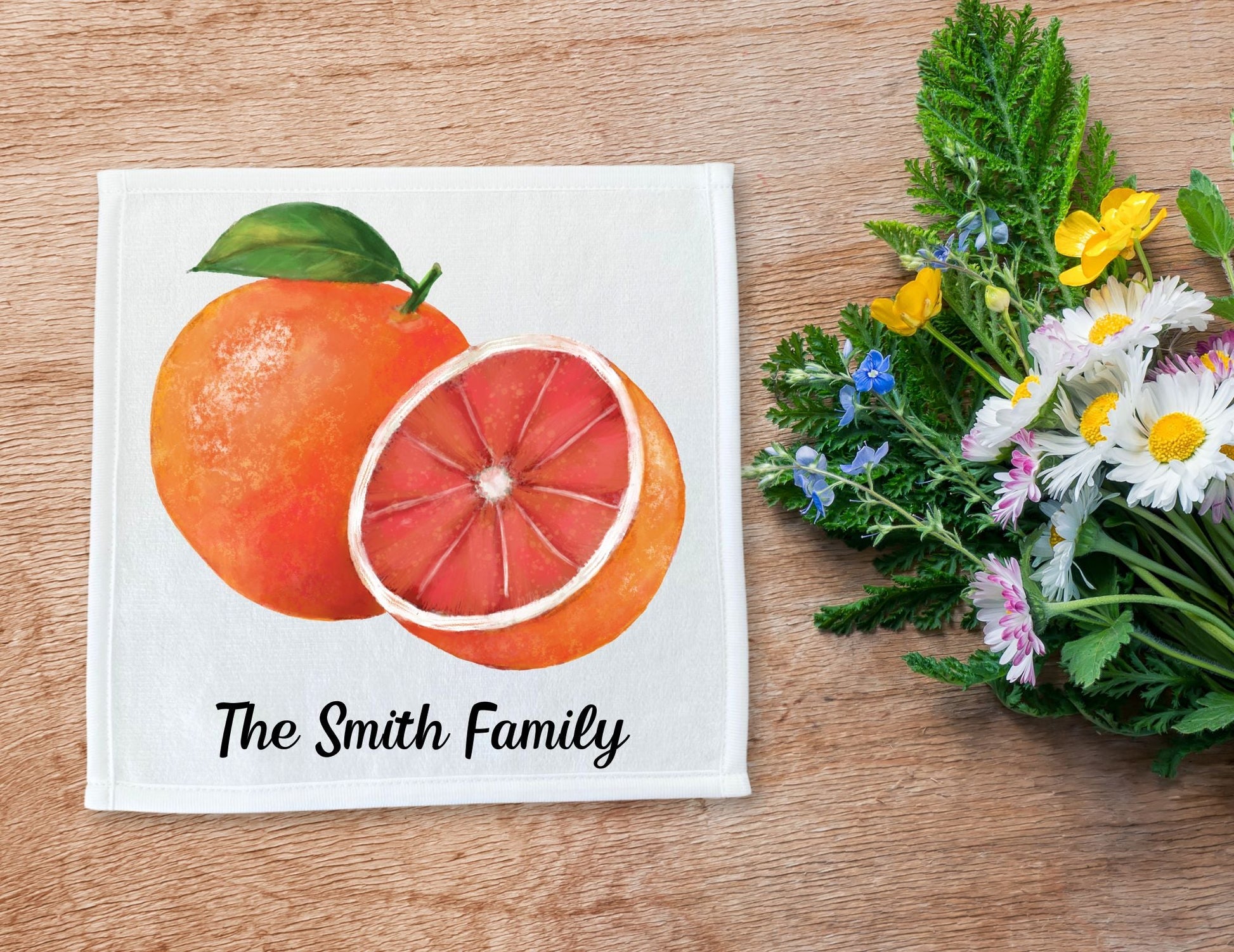 Citrus Bliss Washcloth - MerikaArt