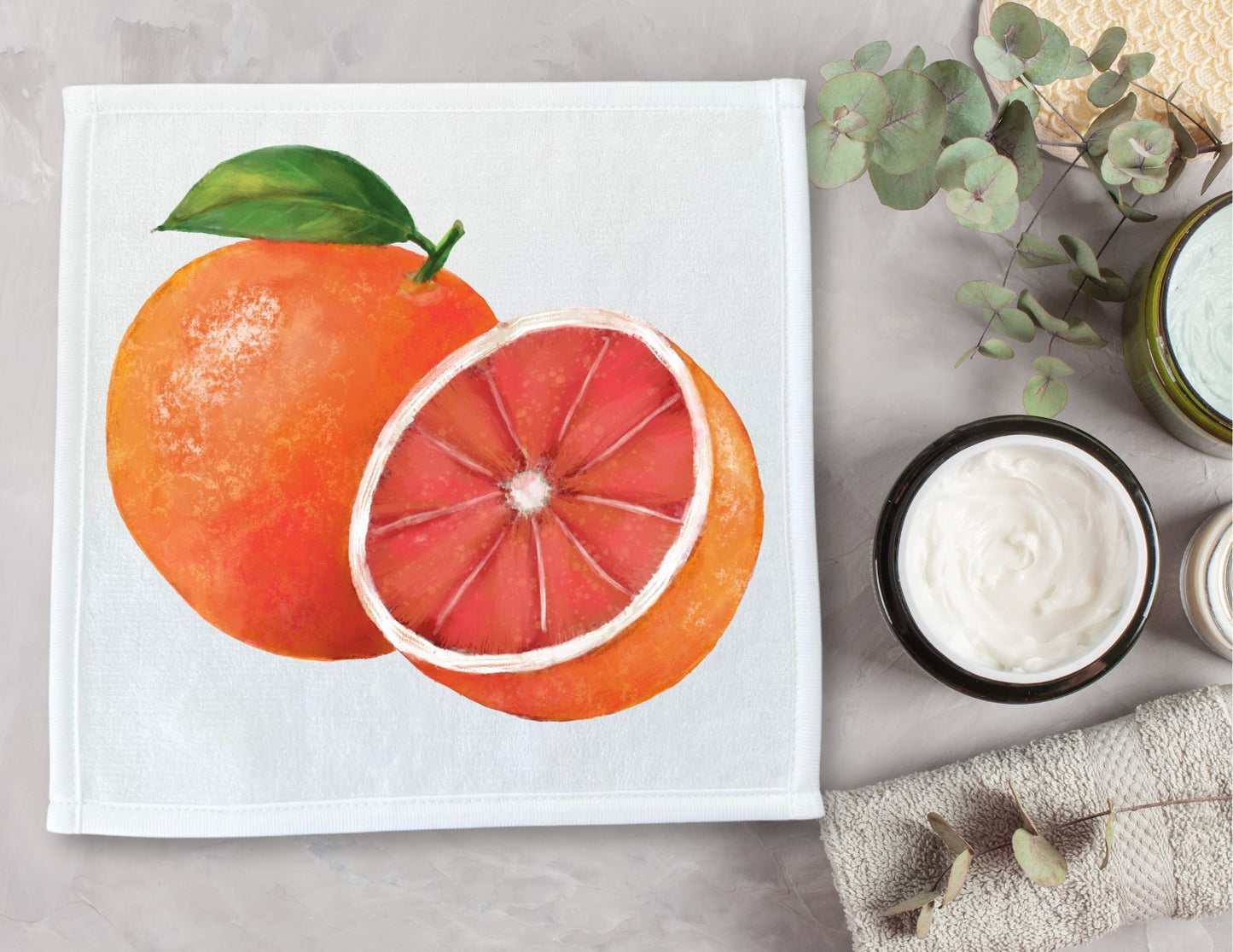Citrus Bliss Washcloth - MerikaArt