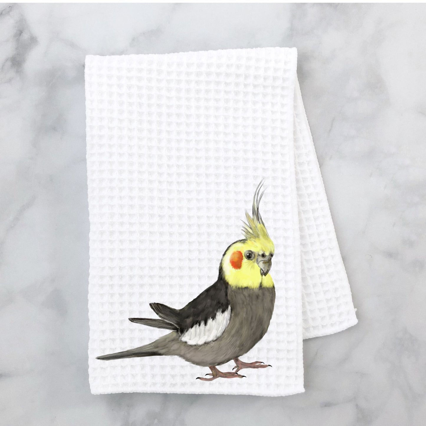 Cockatiel Kitchen Towel - MerikaArt