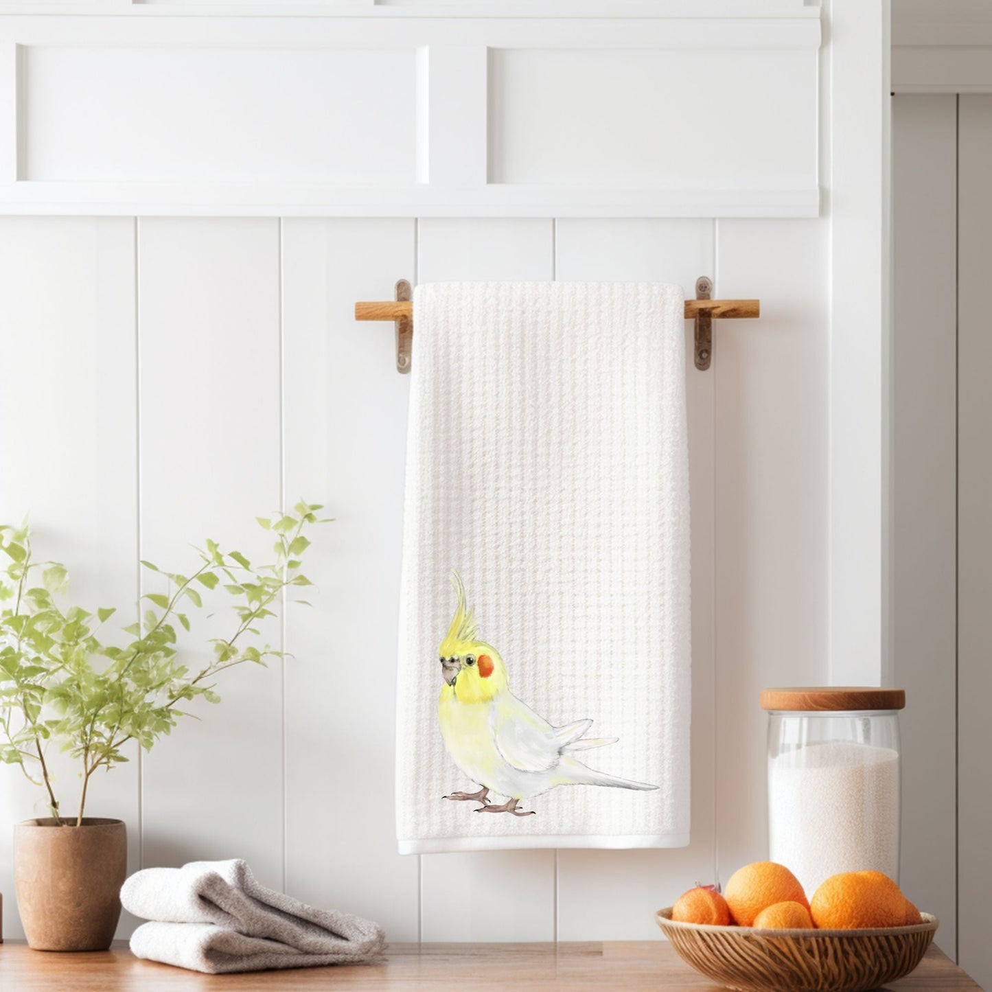 Cockatiel Kitchen Towel - MerikaArt