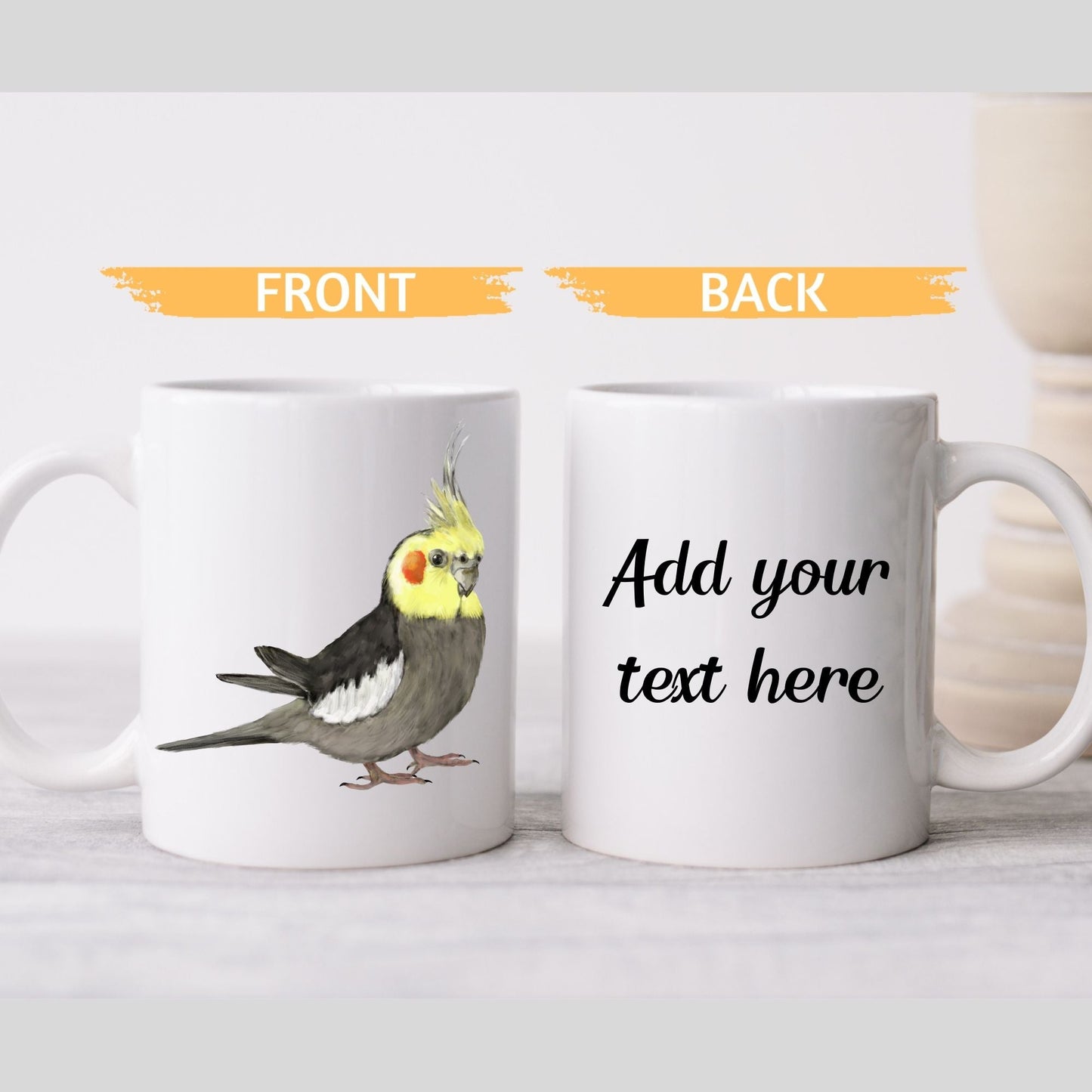 Cockatiel Mug - MerikaArt