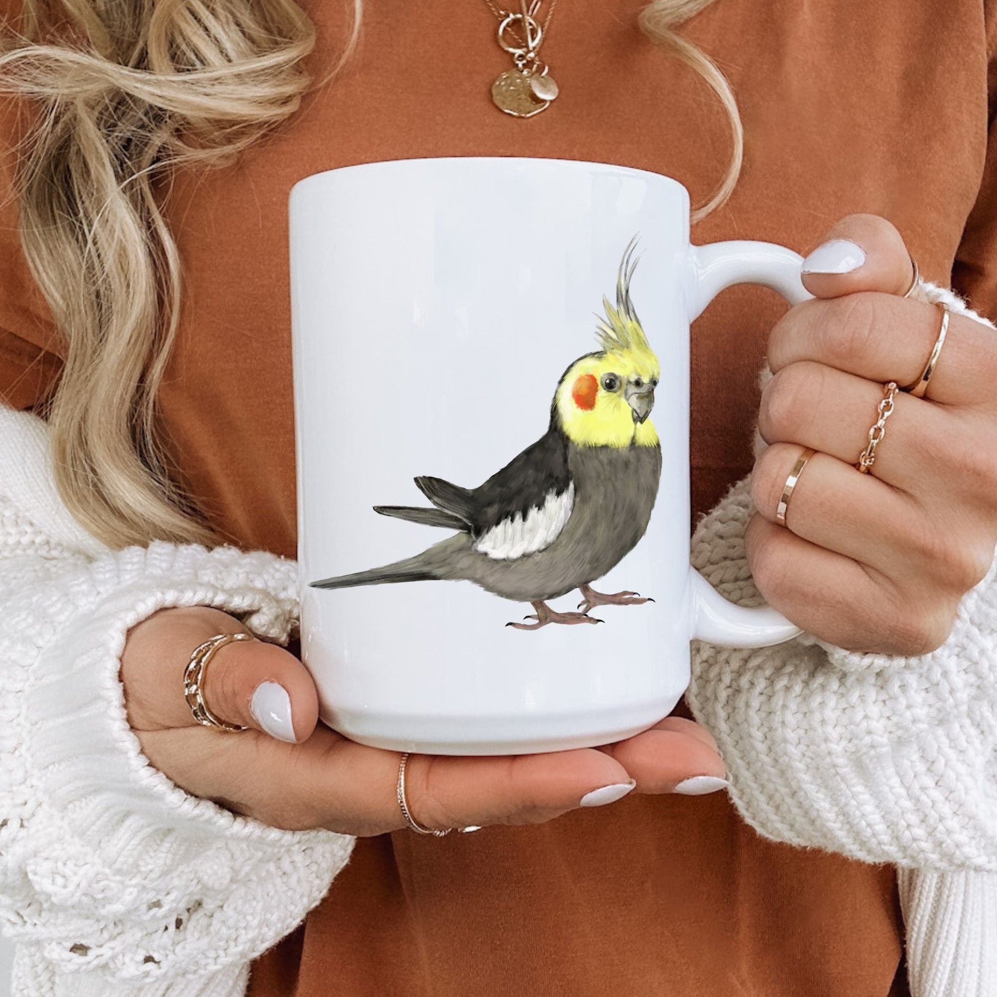 Cockatiel Mug - MerikaArt