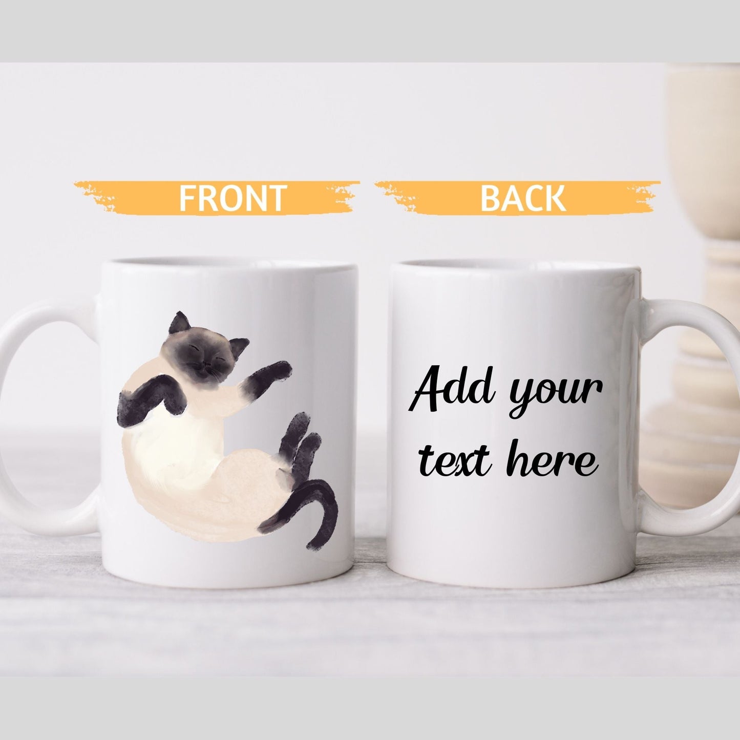 Cozy Sleeping Cat Ceramic Coffee Mug - MerikaArt