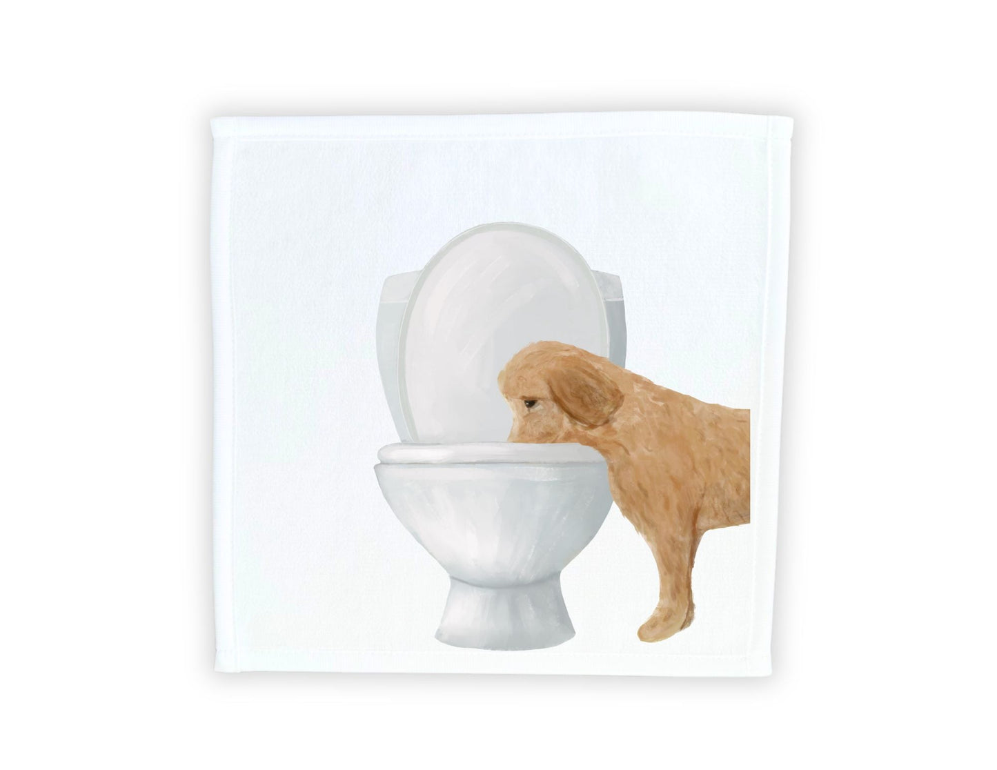 Dog Toilet Washcloth - MerikaArt
