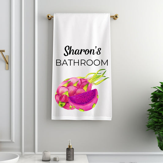 Dragon Fruit Bathroom Towel - MerikaArt