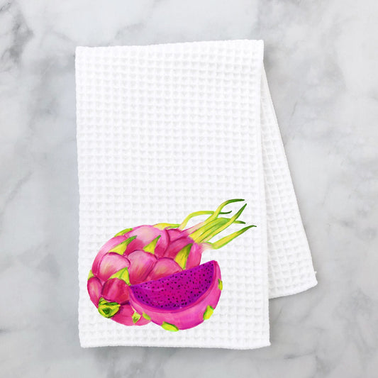 Dragon Fruit Kitchen Towel - MerikaArt