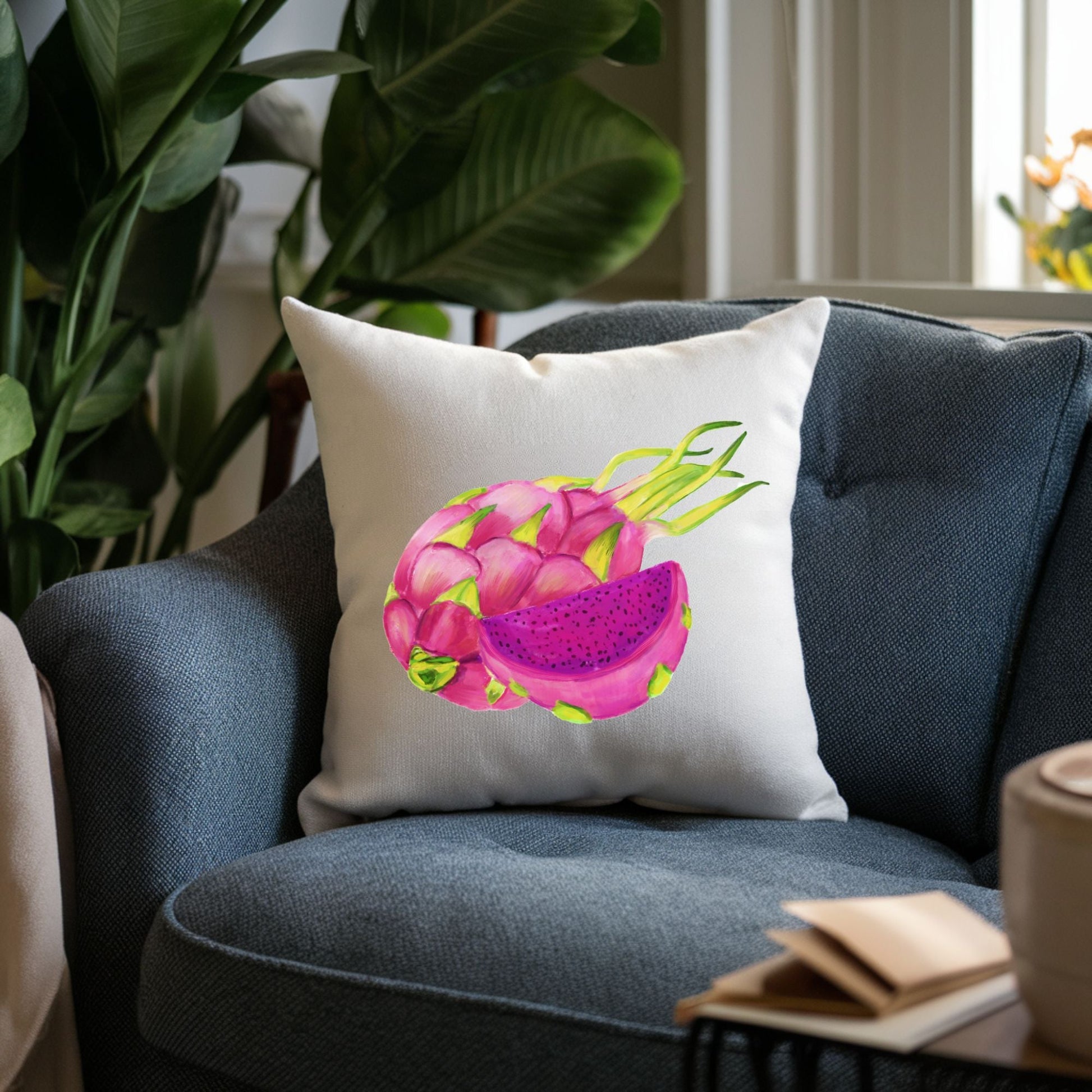 Dragon Fruit Pillow - MerikaArt