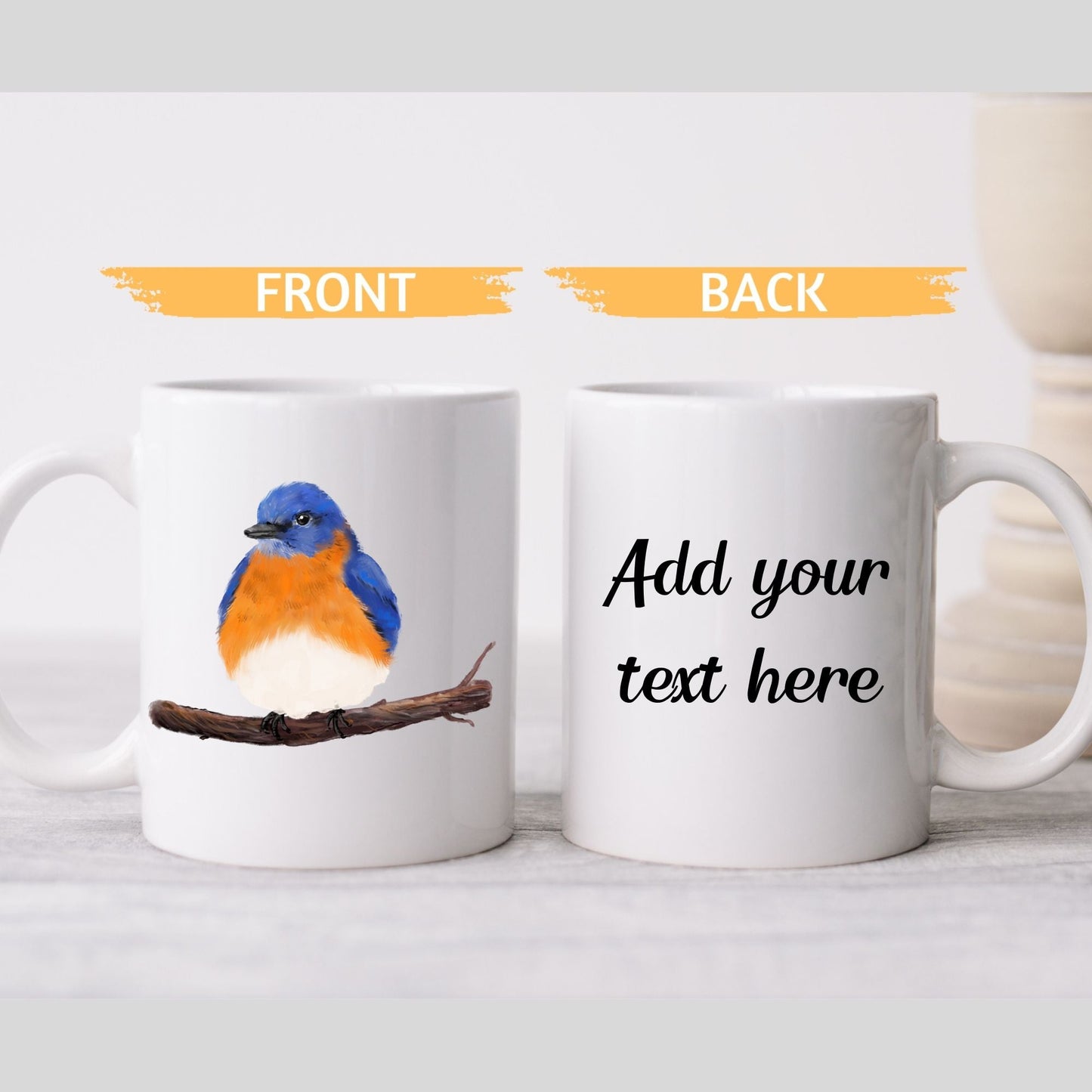 Eastern Bluebird Mug - MerikaArt