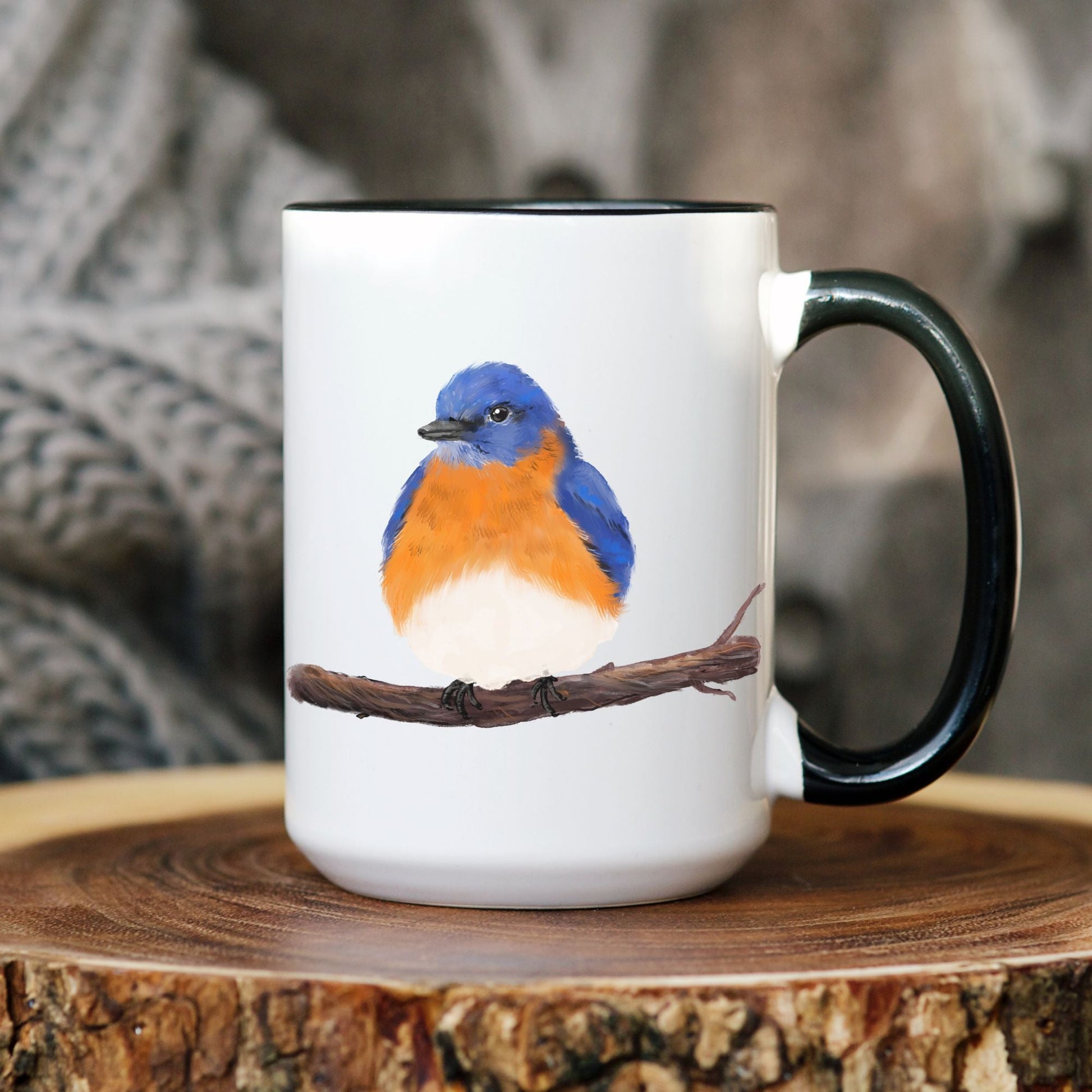 Eastern Bluebird Mug - MerikaArt