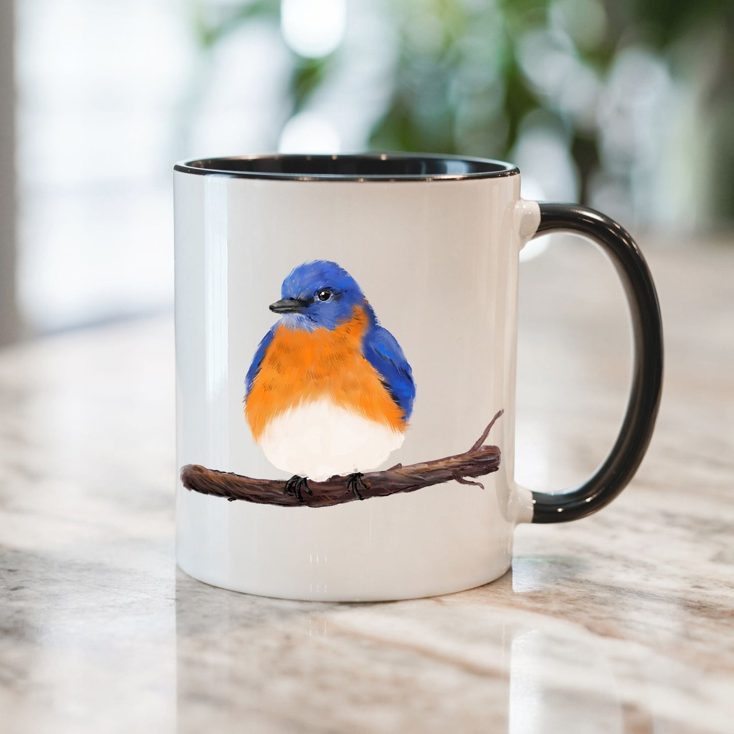 Eastern Bluebird Mug - MerikaArt