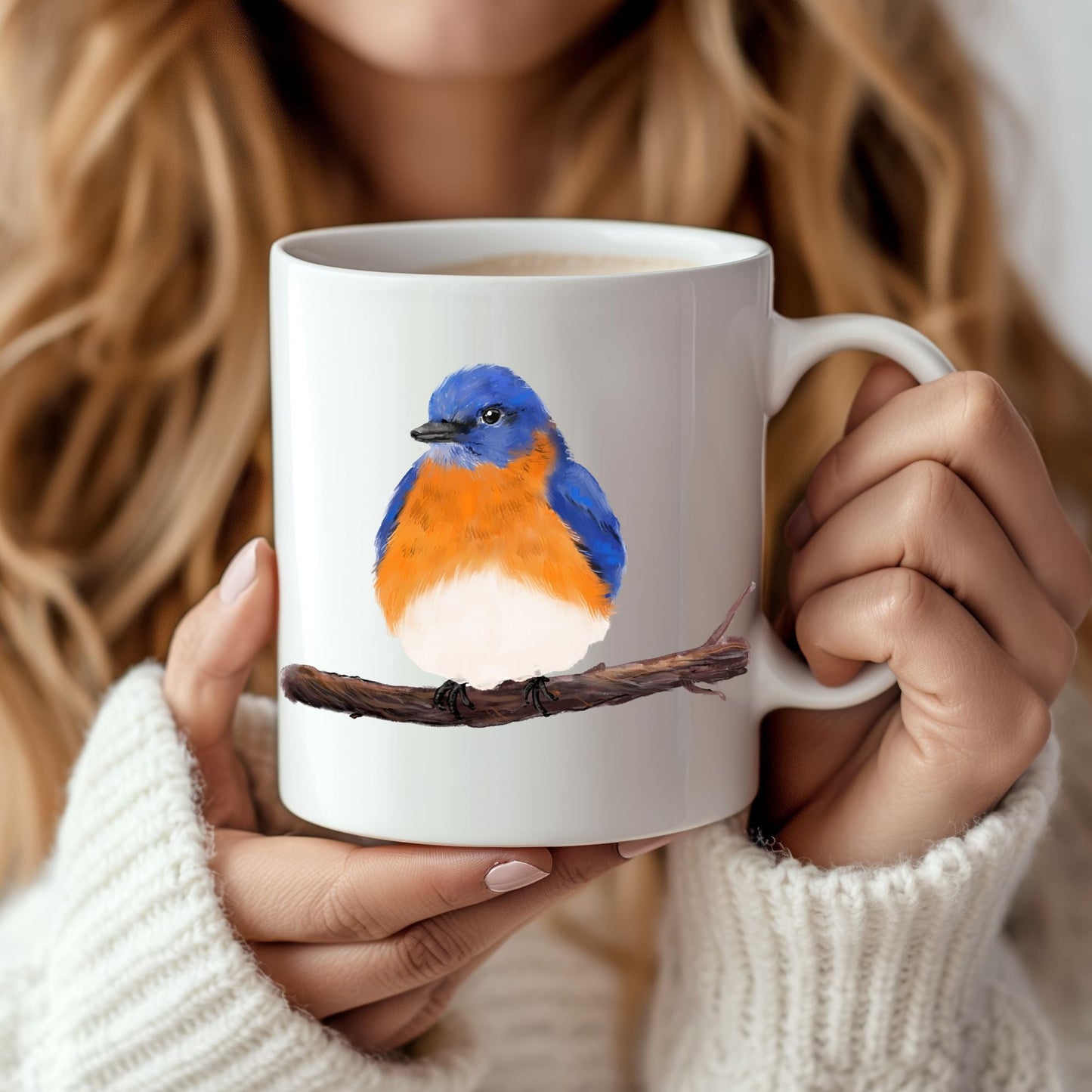 Eastern Bluebird Mug - MerikaArt