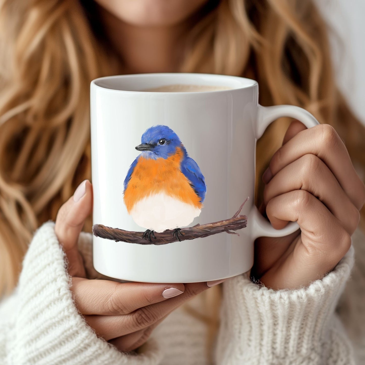 Eastern Bluebird Mug - MerikaArt