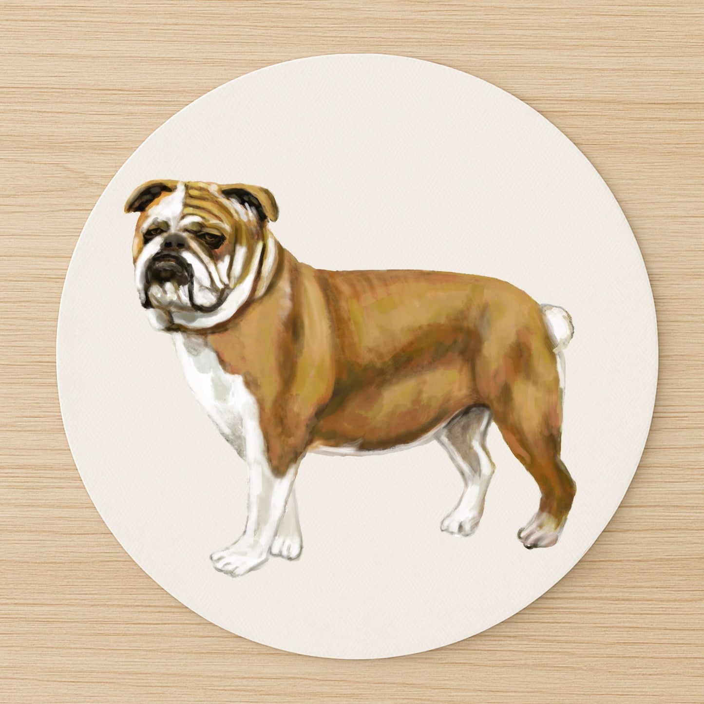 English Bulldog Mousepad - MerikaArt