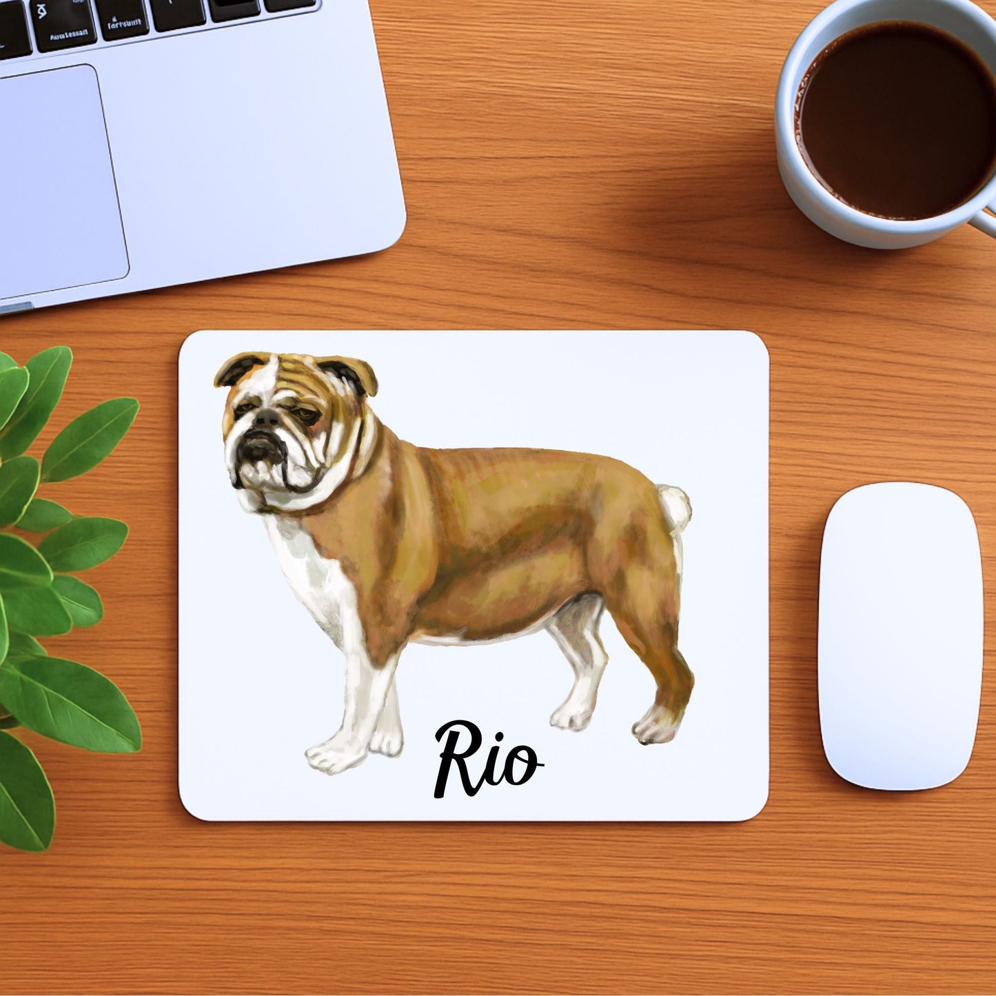 English Bulldog Mousepad - MerikaArt