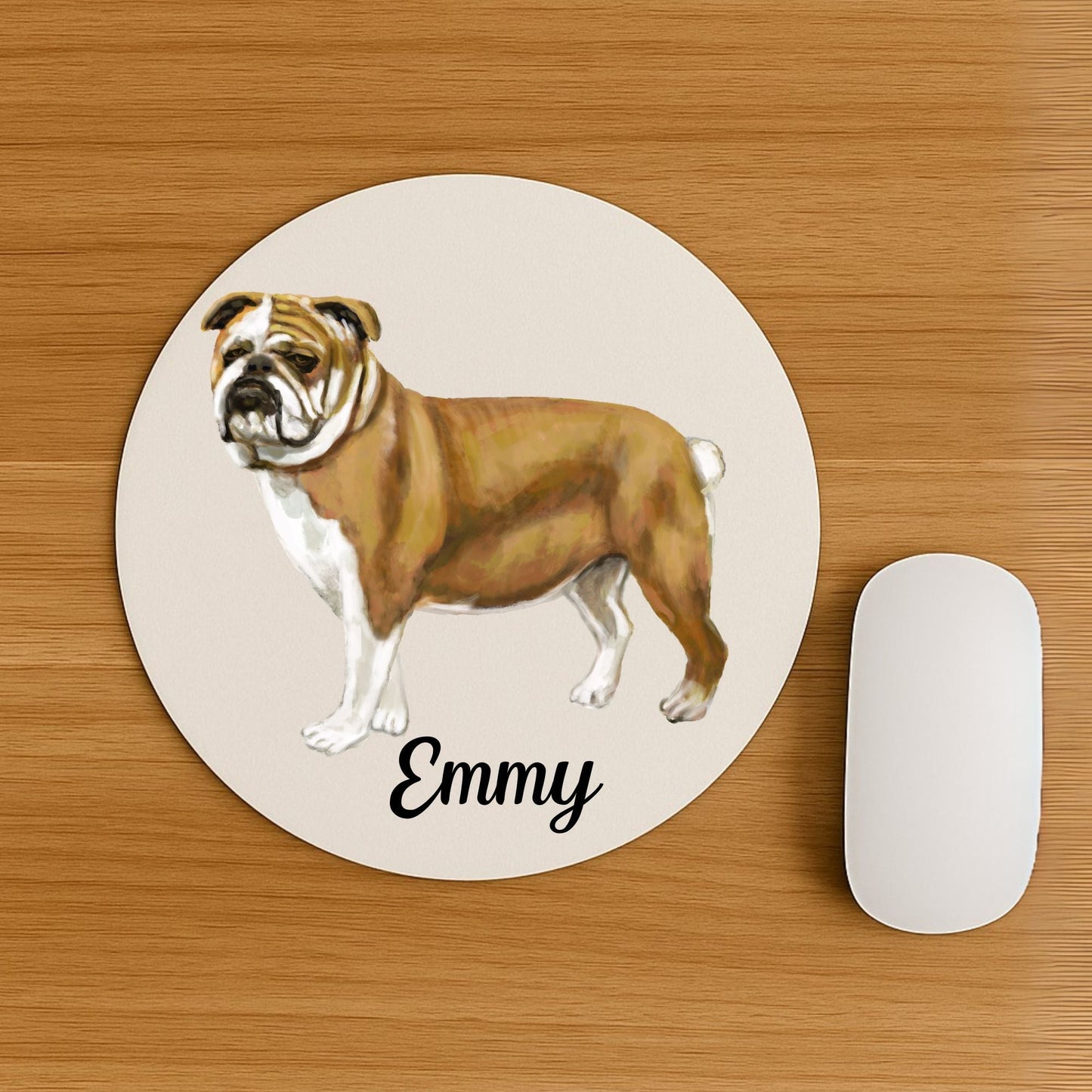 English Bulldog Mousepad - MerikaArt