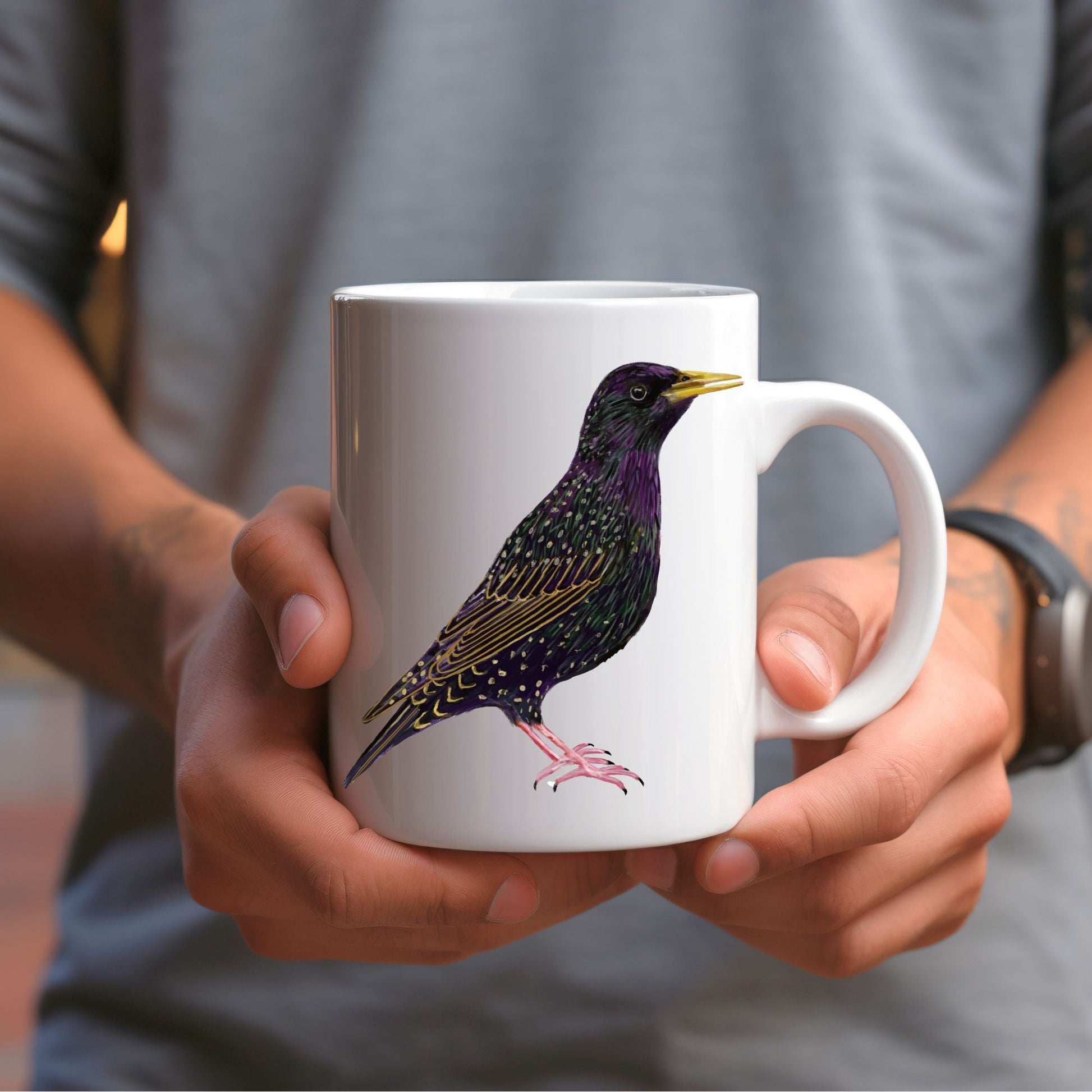 European Starling Mug - MerikaArt