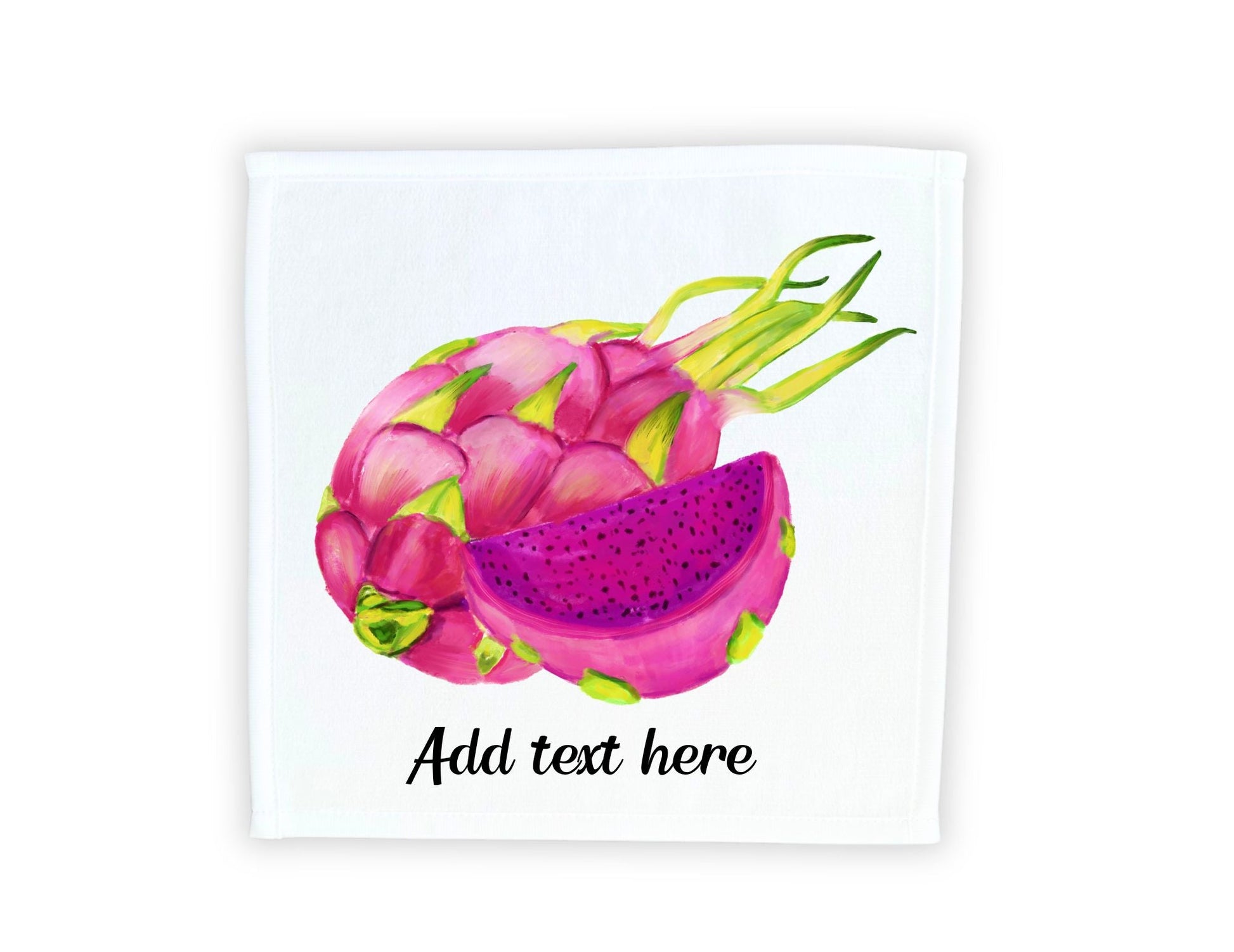 Exotic Dragon Fruit Washcloth - MerikaArt