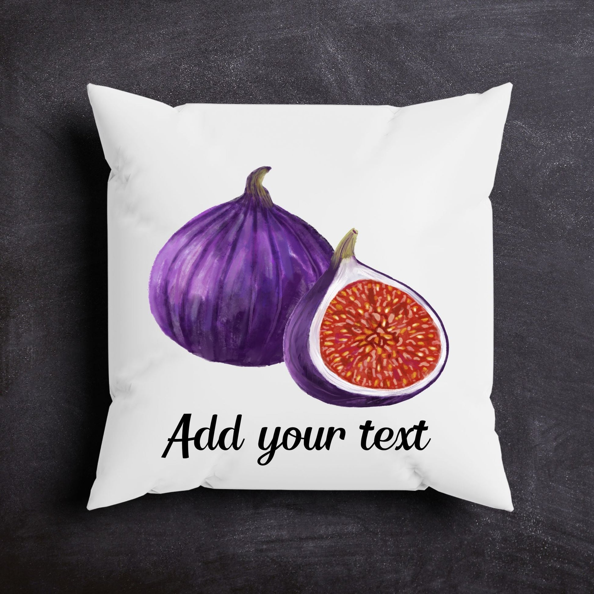 Fig Fruit Pillow - MerikaArt