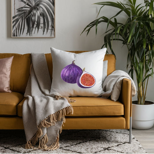 Fig Fruit Pillow - MerikaArt