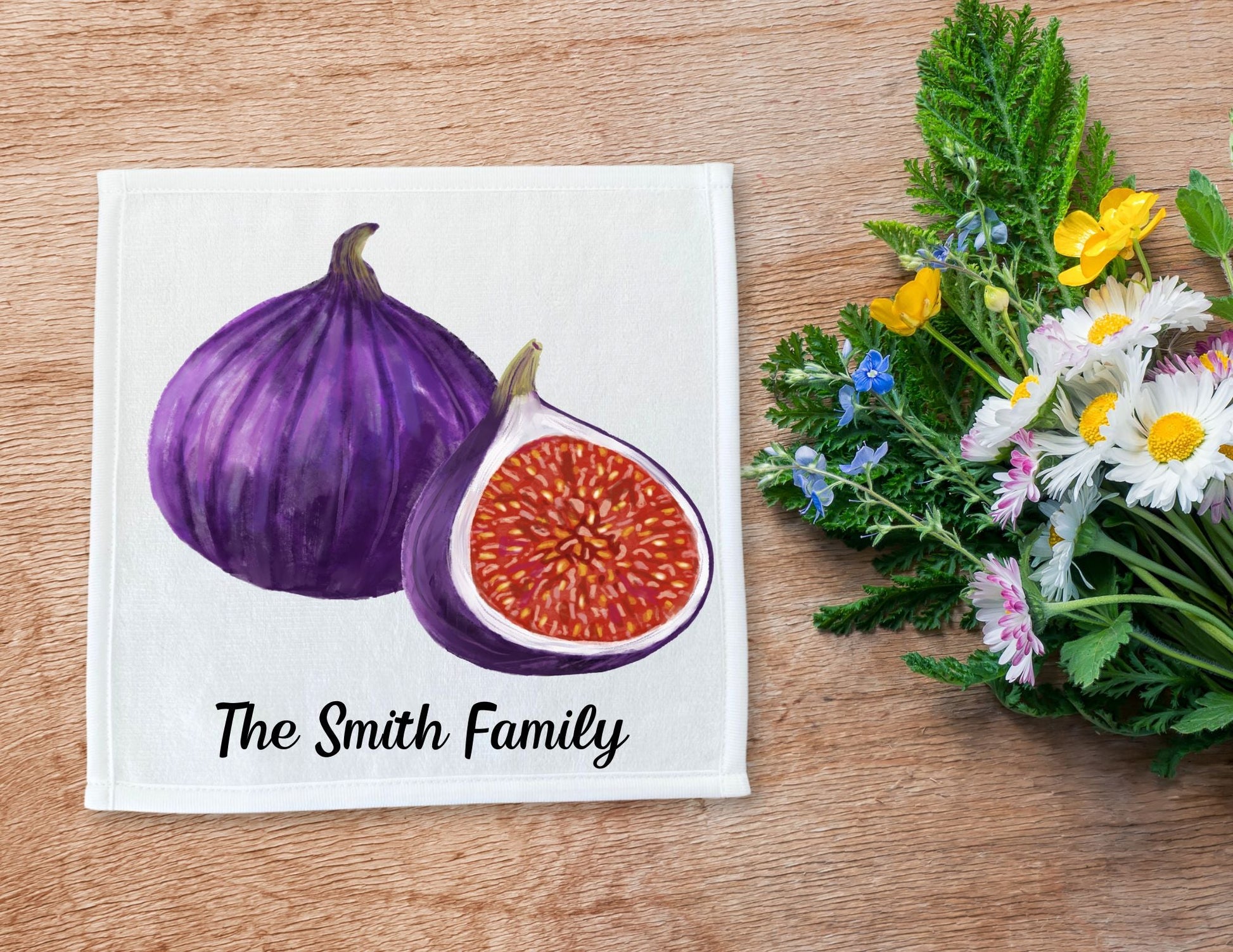 Fresh Fig Washcloth - MerikaArt