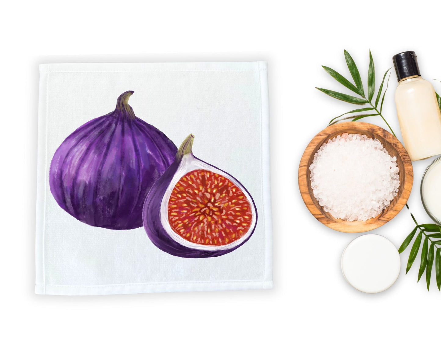 Fresh Fig Washcloth - MerikaArt