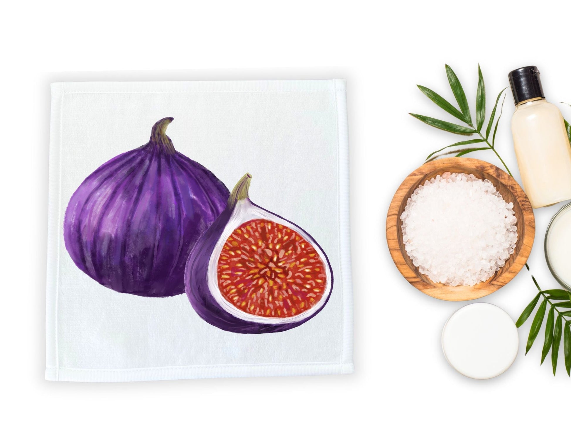 Fresh Fig Washcloth - MerikaArt