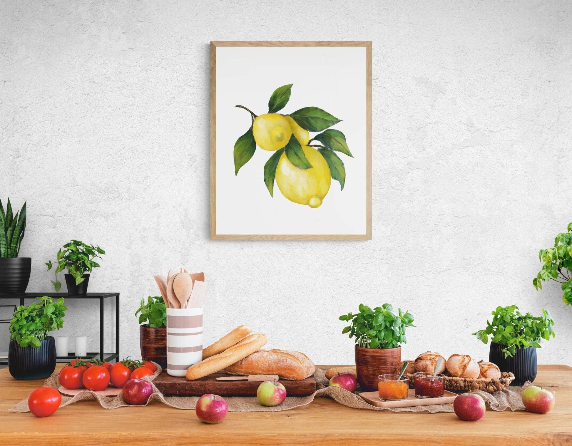 Fresh Lemon Art Print - MerikaArt