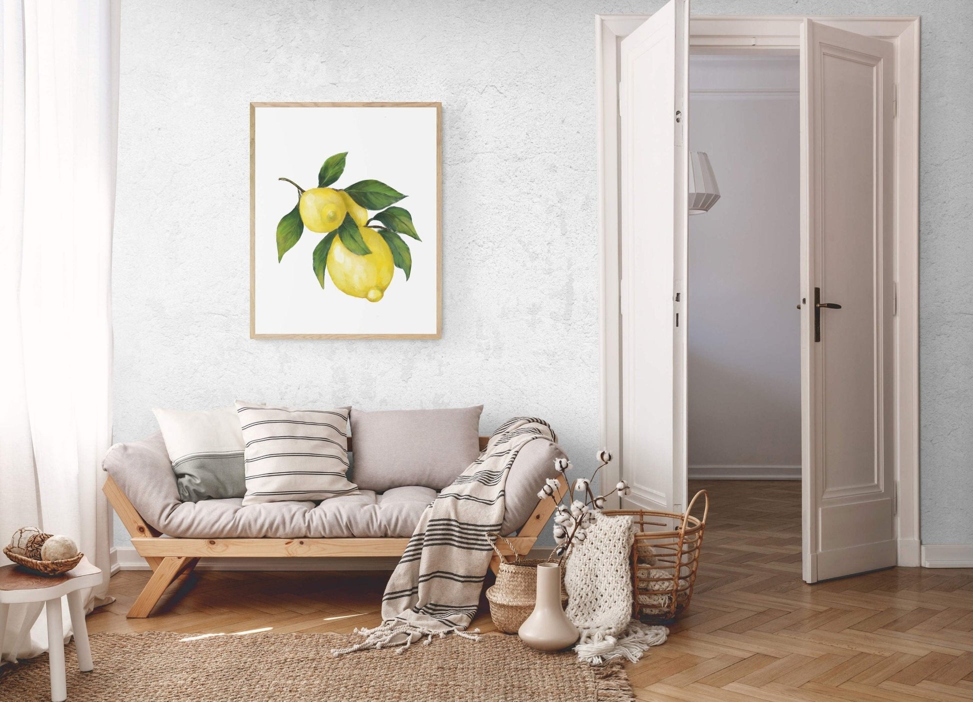 Fresh Lemon Art Print - MerikaArt