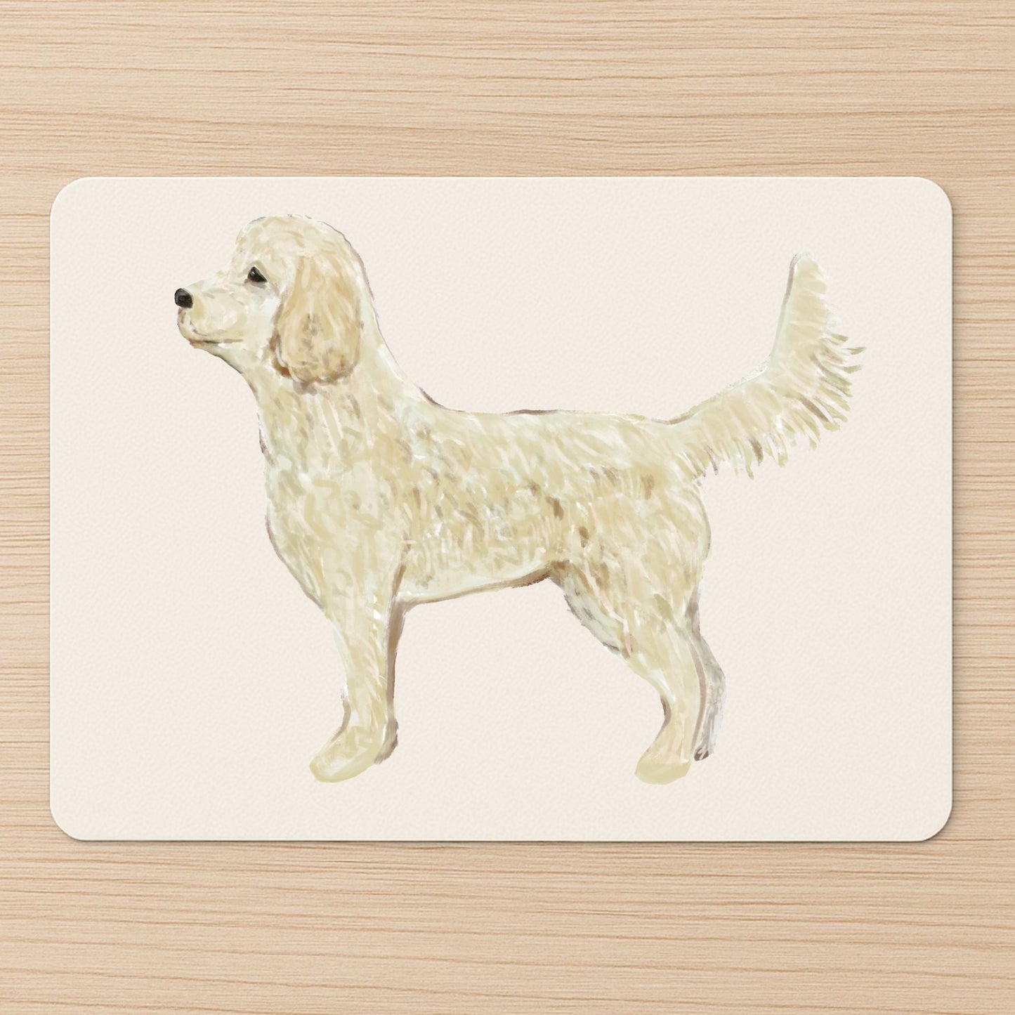 Golden Doodle Mousepad - MerikaArt