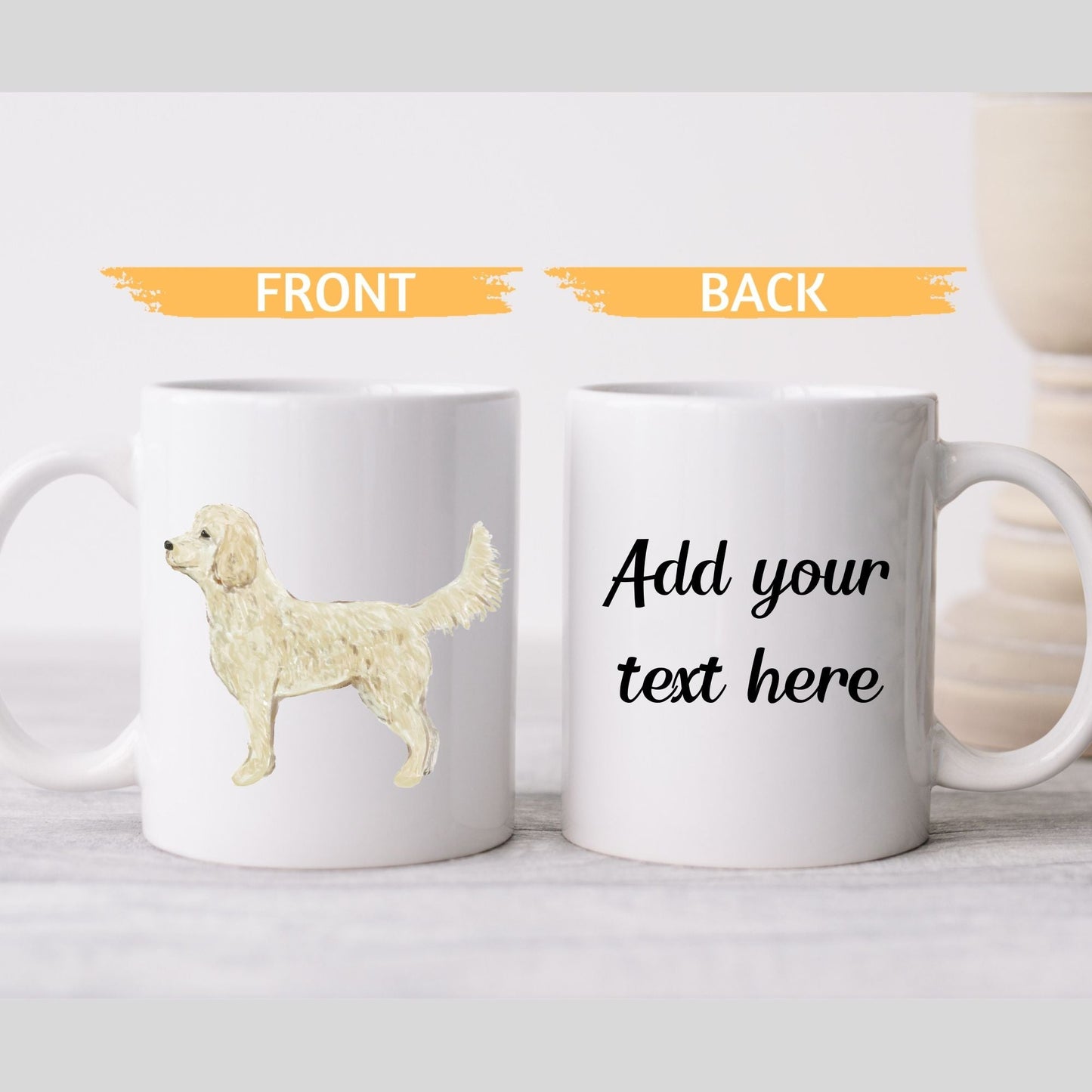 Goldendoodle Mug - MerikaArt