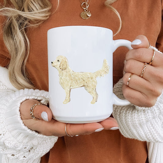 Goldendoodle Mug - MerikaArt