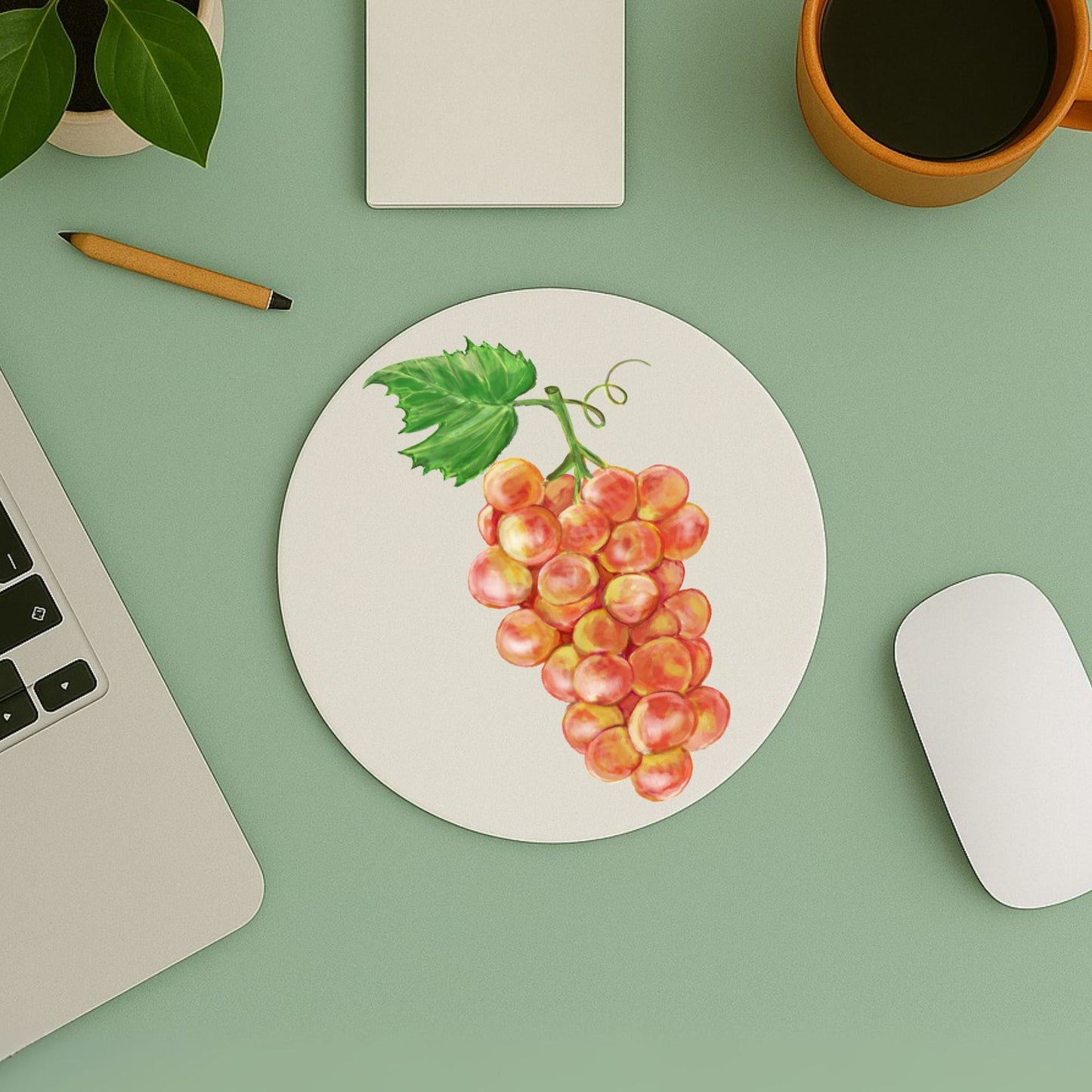 Grape Mousepad - MerikaArt