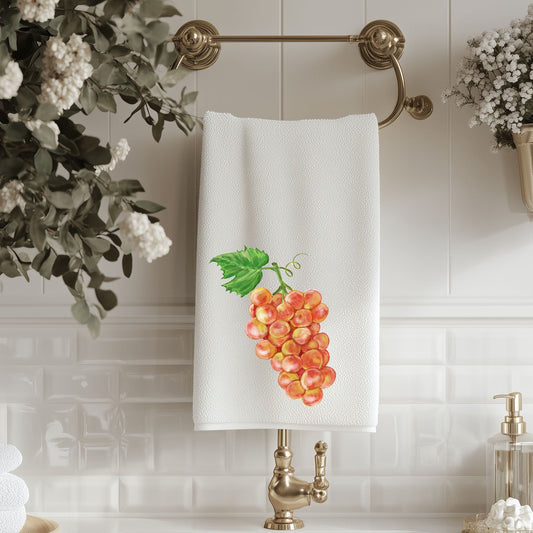 Grapes Fruit Bathroom Towel - MerikaArt