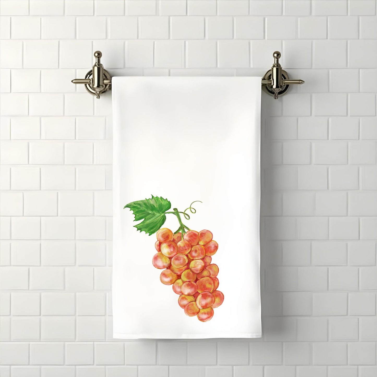 Grapes Fruit Bathroom Towel - MerikaArt