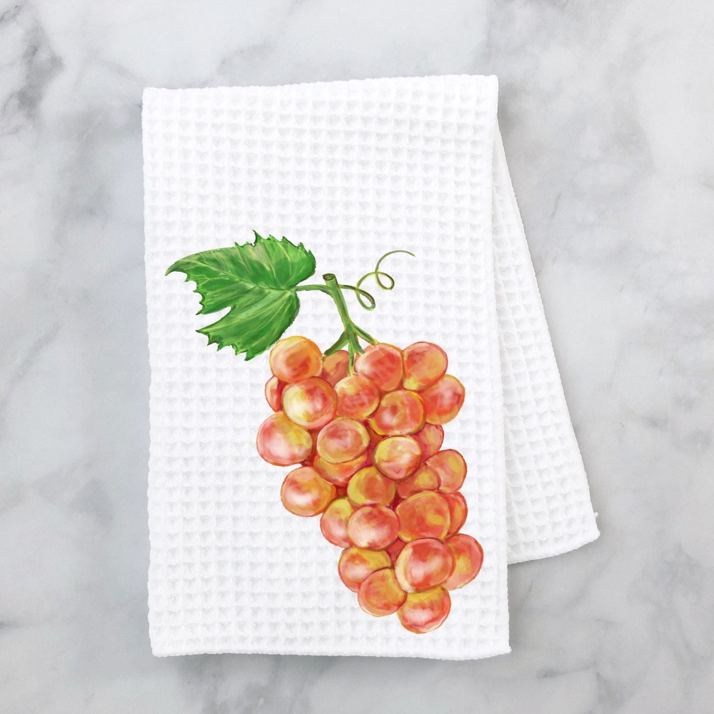 Grapes Kitchen Towel - MerikaArt