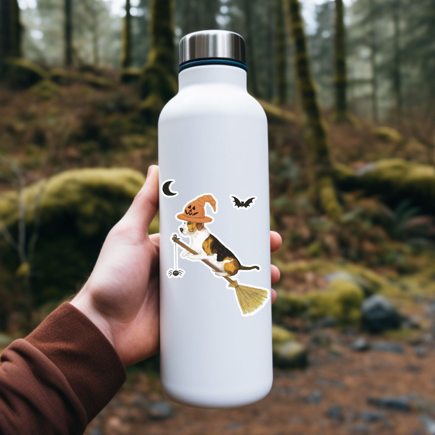 Halloween Beagle Sticker - MerikaArt