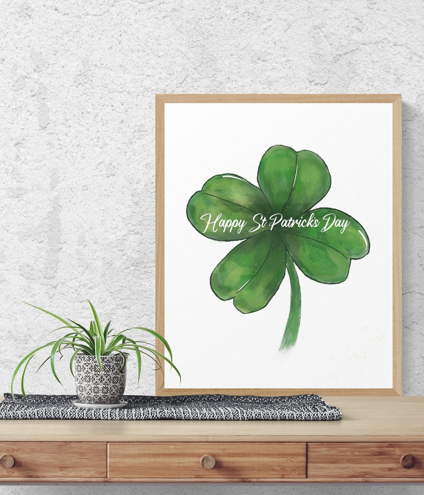 Happy St Patricks Day Print - MerikaArt