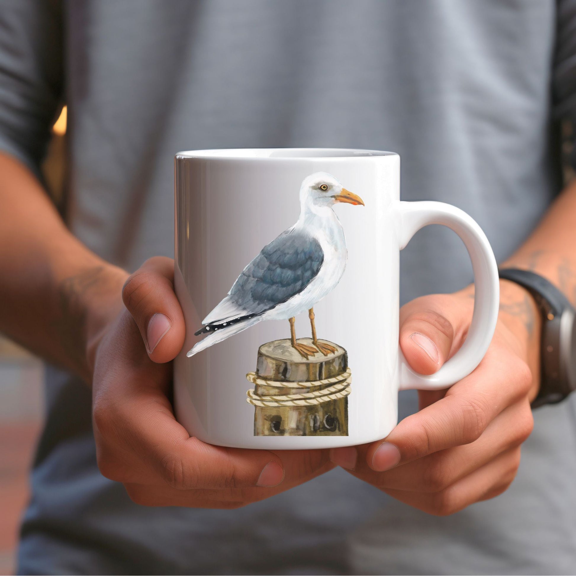 Herring Gull Mug - MerikaArt