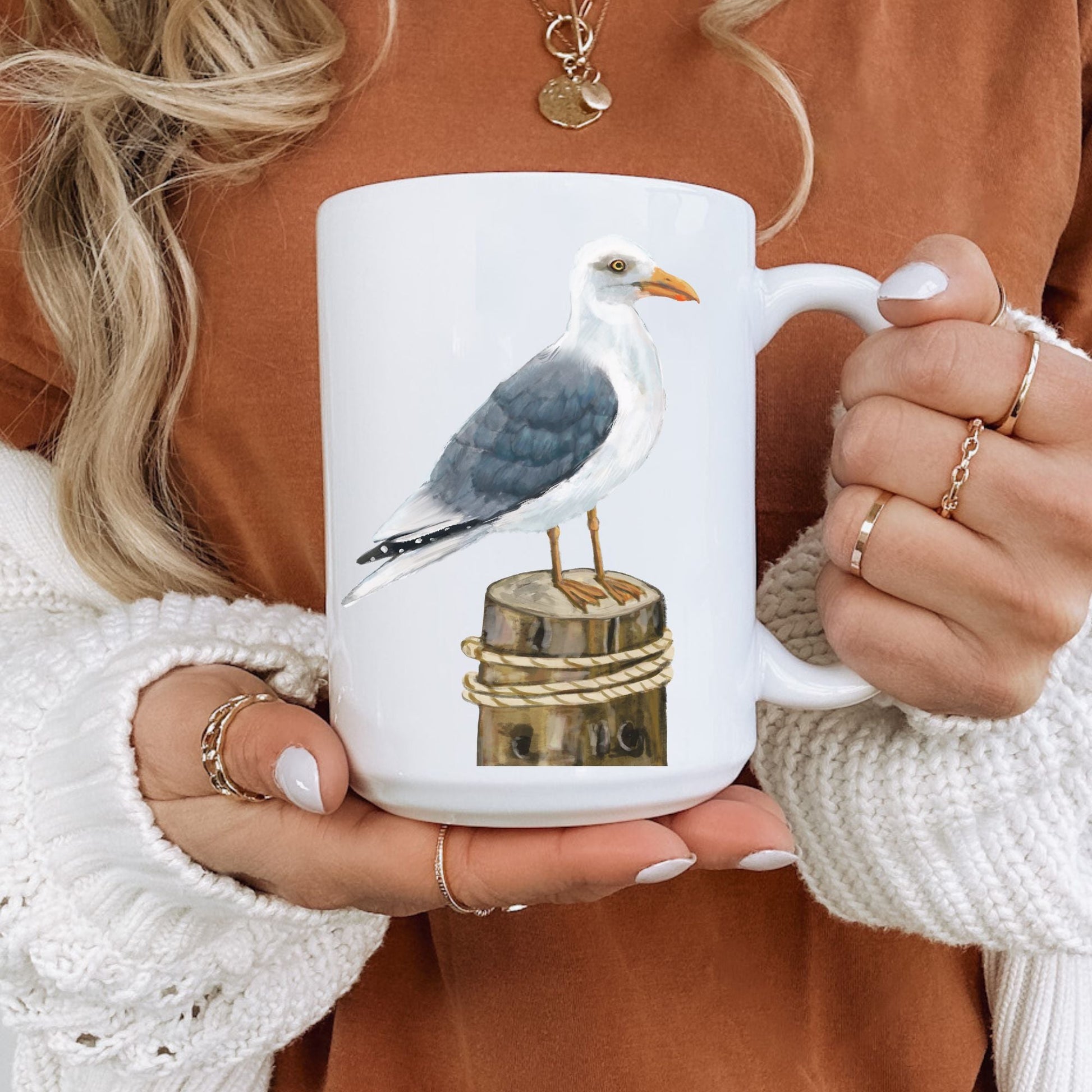 Herring Gull Mug - MerikaArt