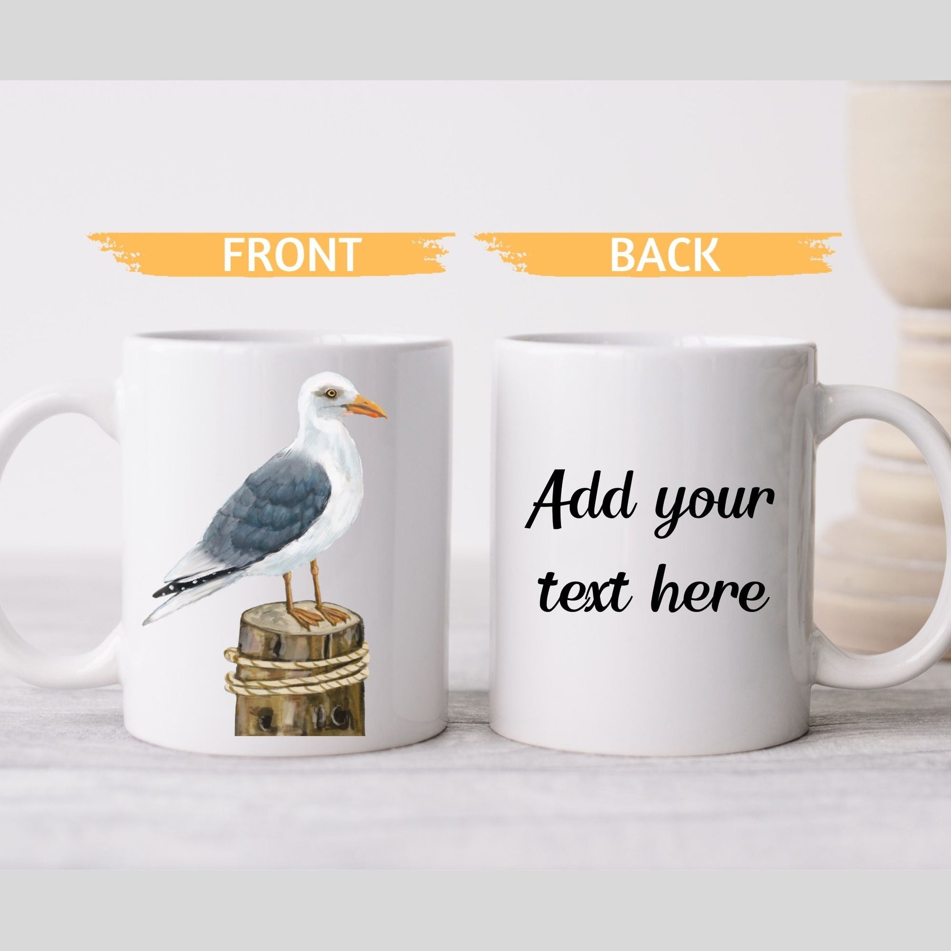 Herring Gull Mug - MerikaArt