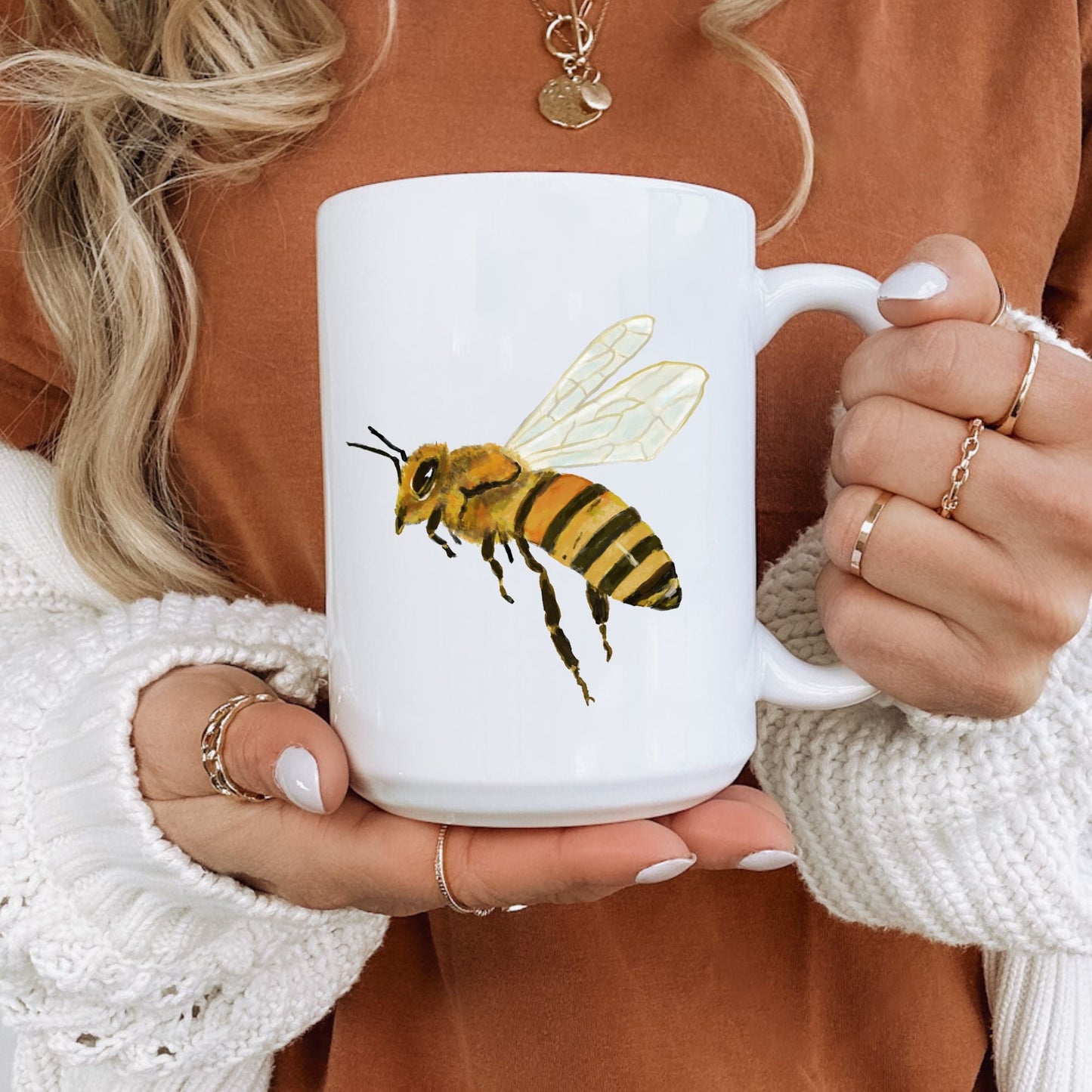 Honey Bee Mug - MerikaArt