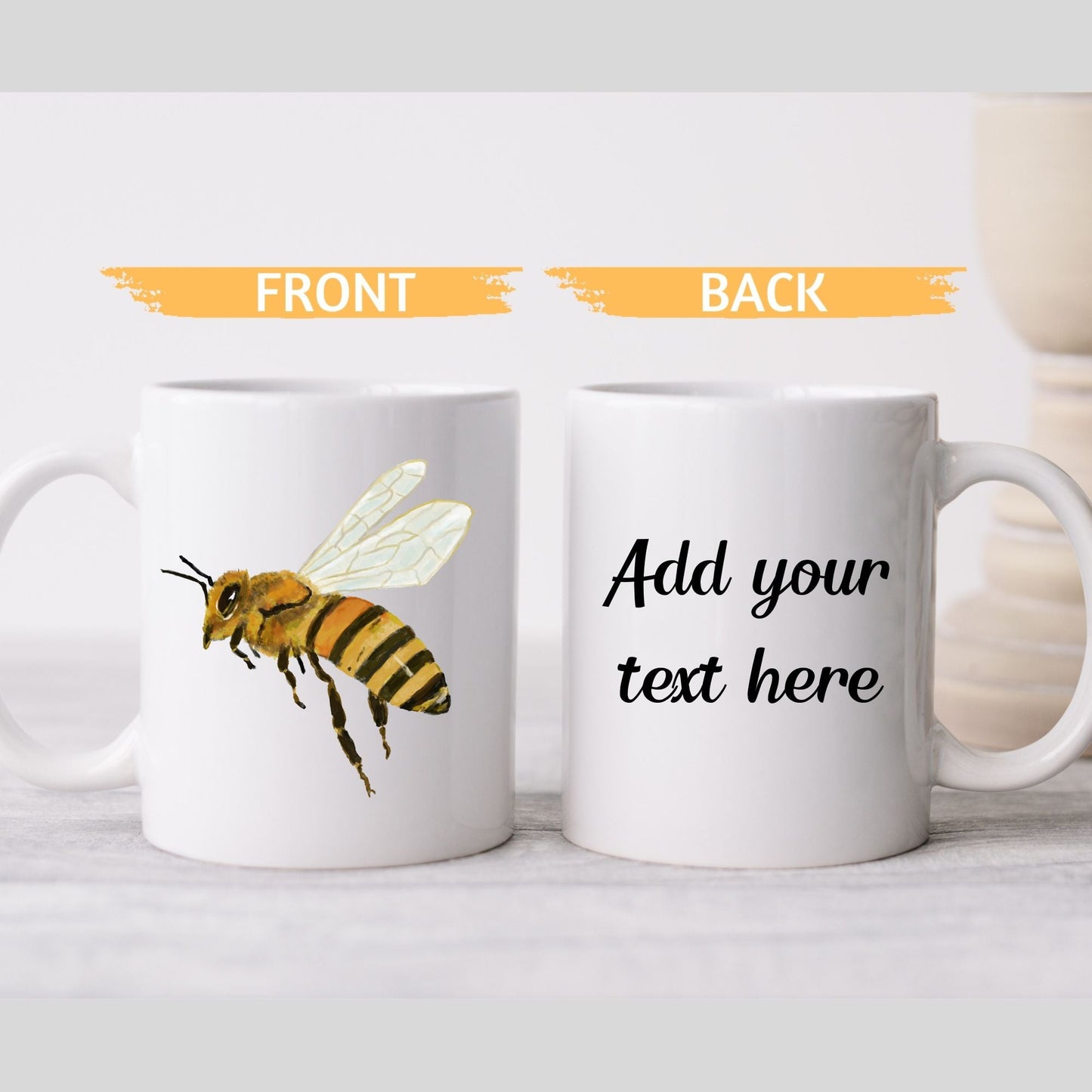 Honey Bee Mug - MerikaArt