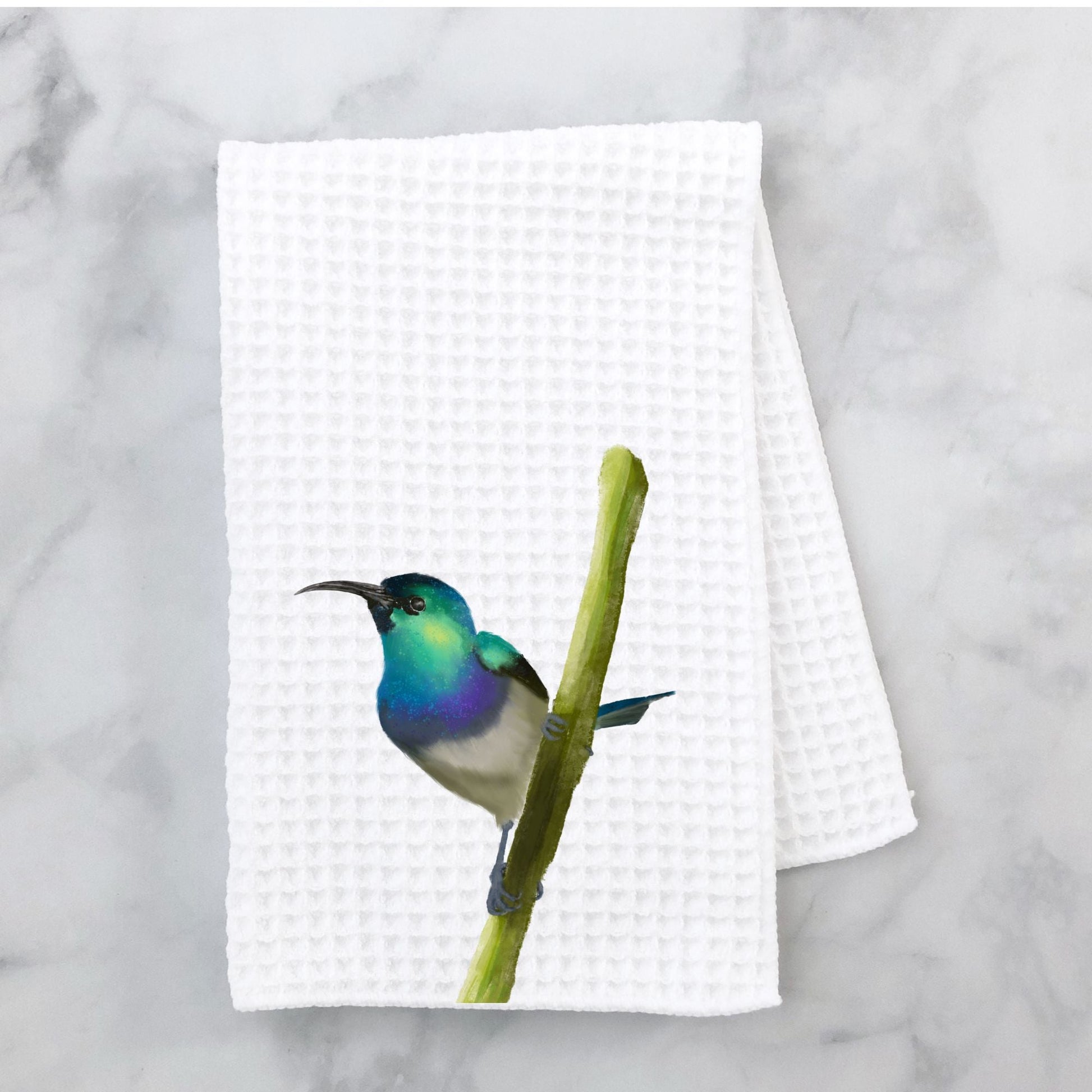 Hummingbird Kitchen Towel - MerikaArt