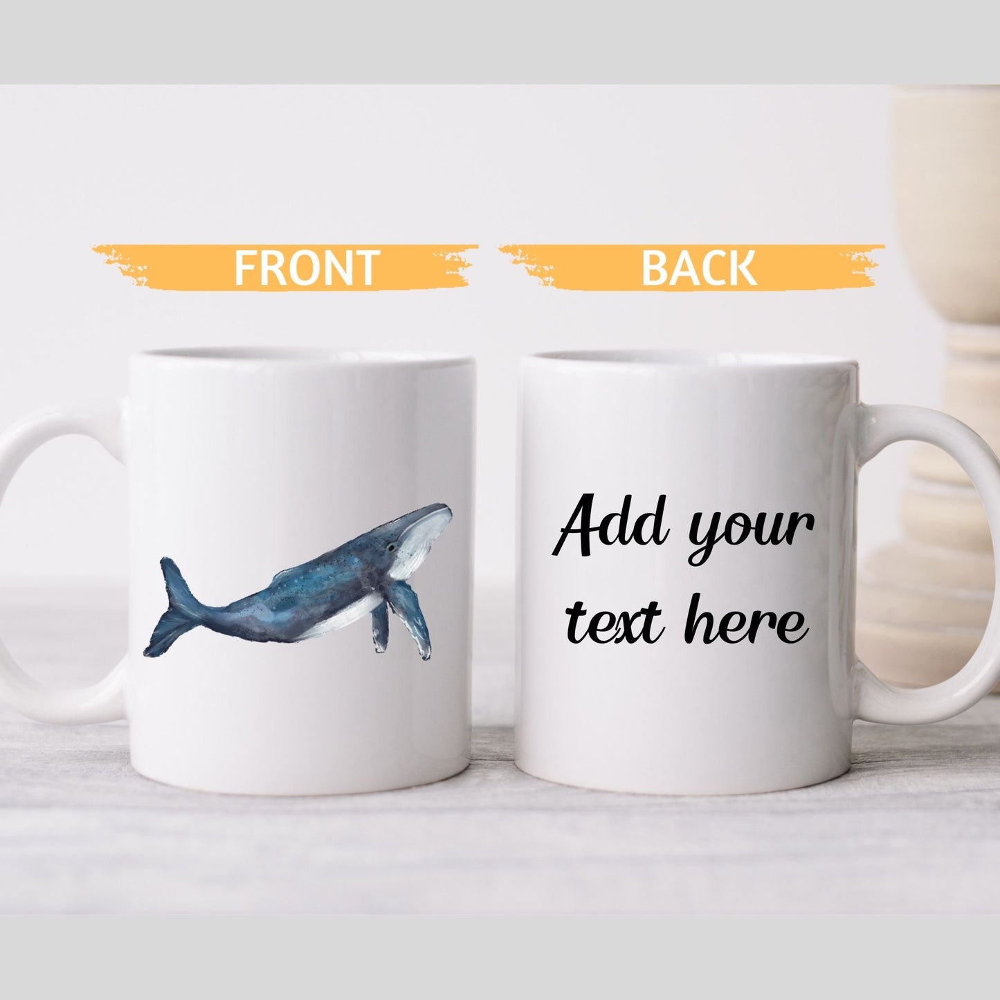 Humpback Whale Mug - MerikaArt