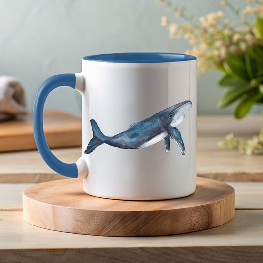 Humpback Whale Mug - MerikaArt