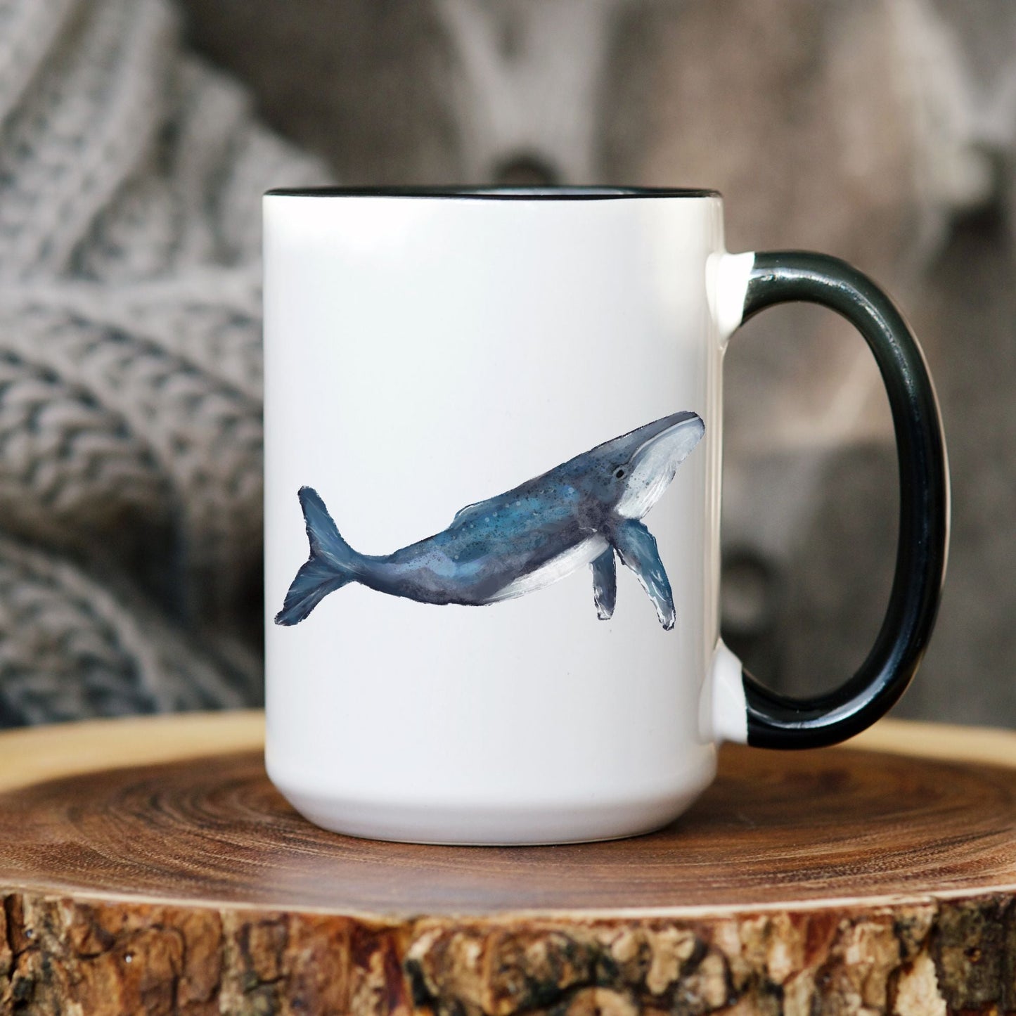 Humpback Whale Mug - MerikaArt