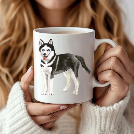 Husky Mug - MerikaArt